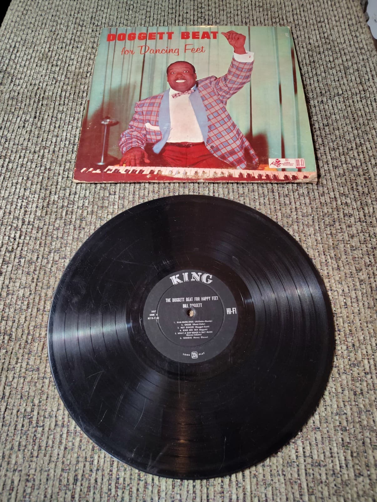 Bill Doggett The Doggett Beat For Dancing Feet Vinyl Record 1958 G/EX Rare