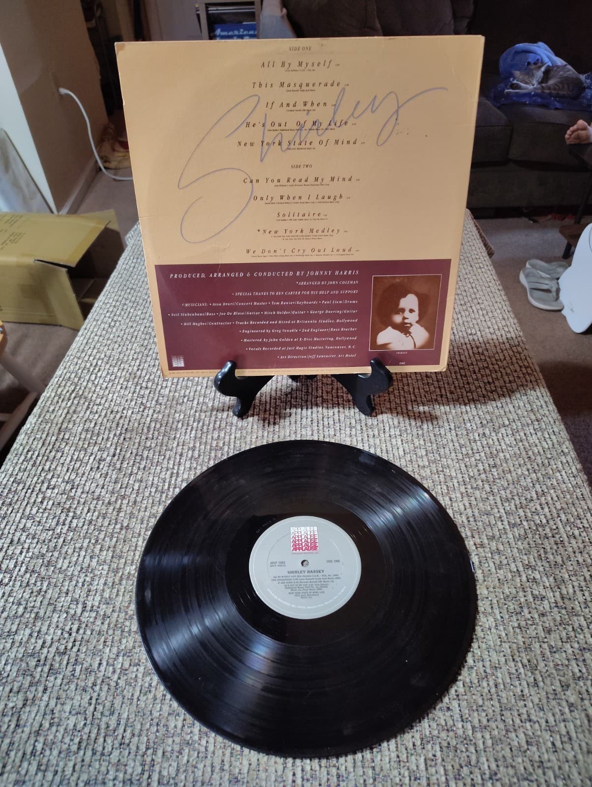 Shirley Bassey "All By Myself" ORIGINAL LP APLP 1005 EXCELLENT CONDITION - Thumbnail 2