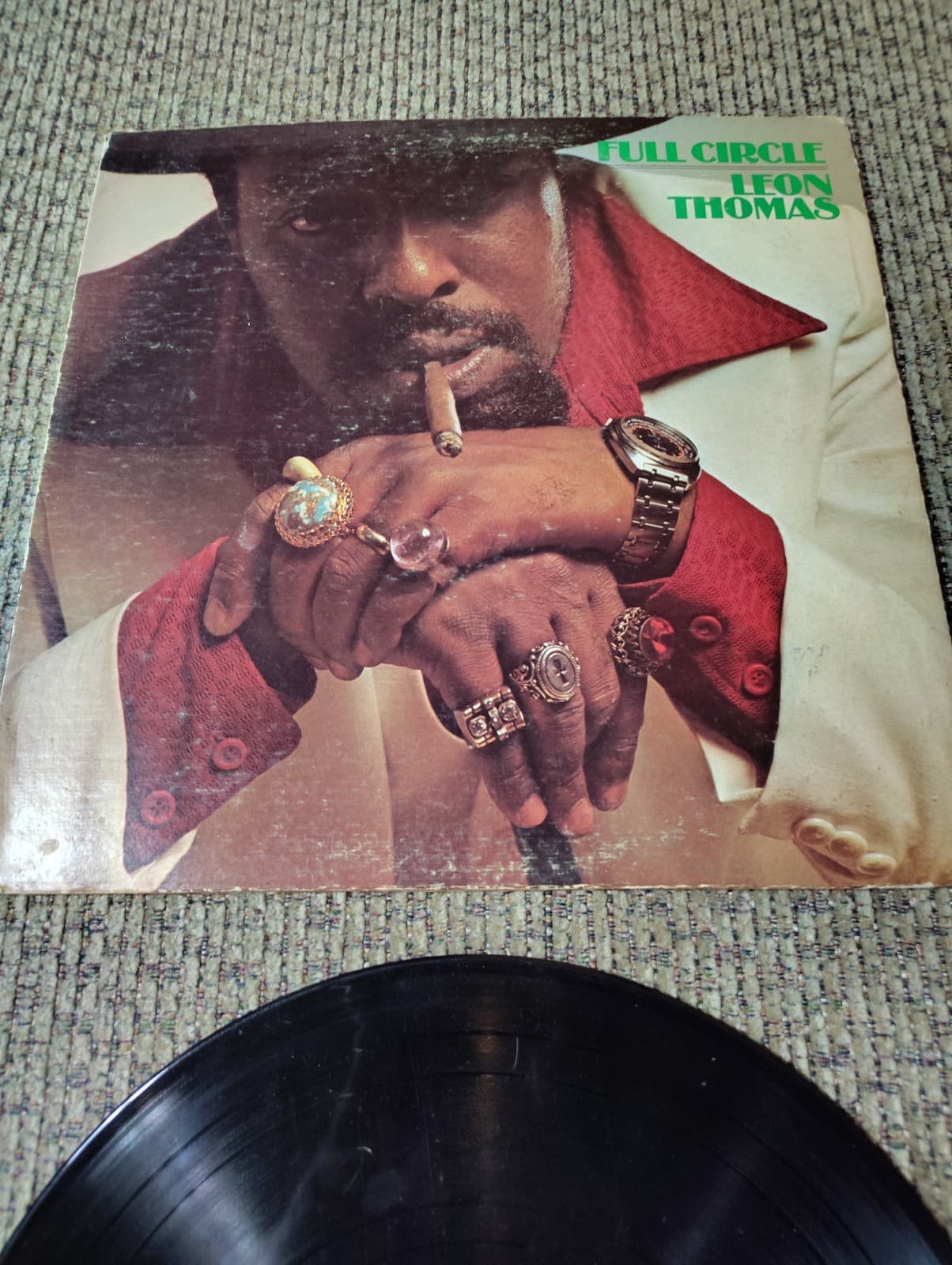 LEON THOMAS: FULL CIRCLE, JAZZ, VINYL LP, FLYING DUTCHMAN FD 10167, Promo - Thumbnail 2