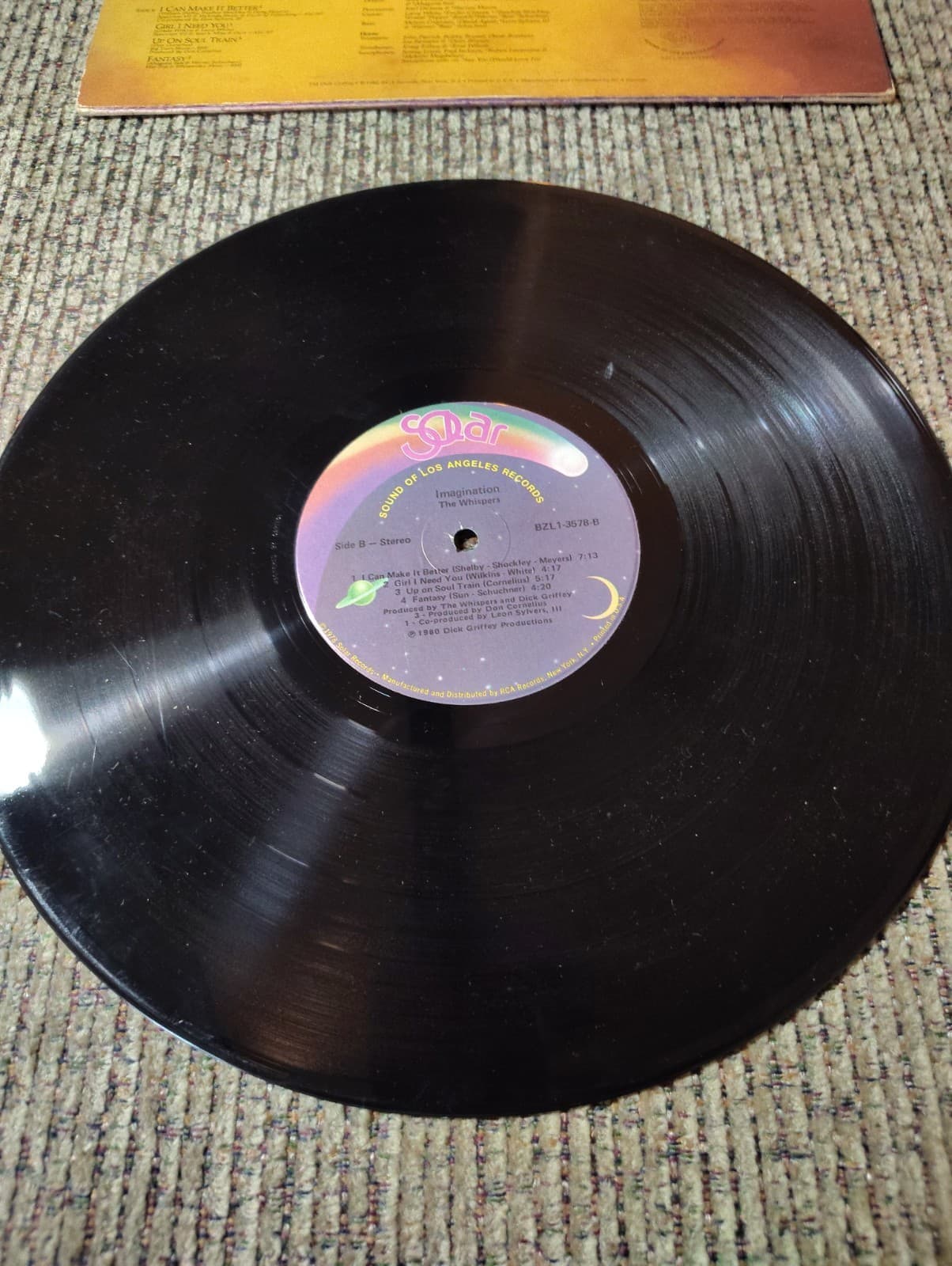The Whispers Imagination Vinyl (Original 1st Prints) Solar Vintage - Thumbnail 7