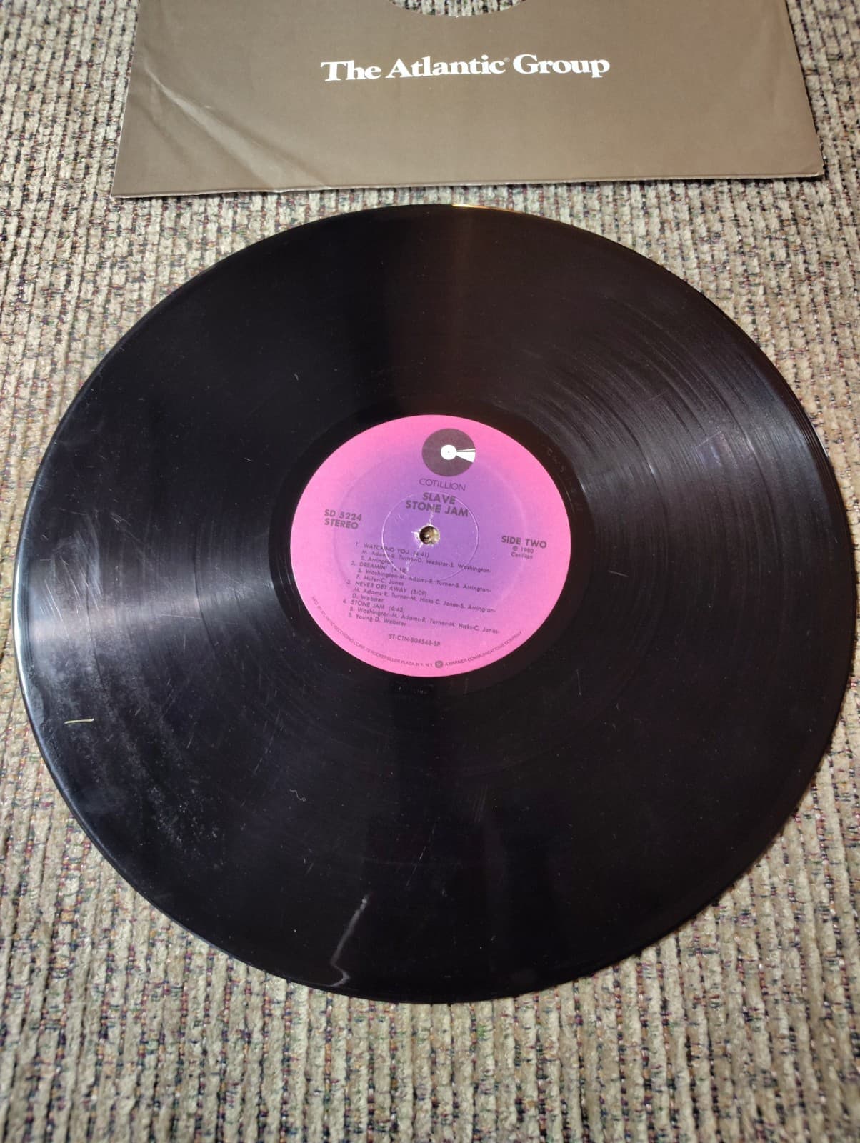 SLAVE~stone jam COTILLION 1980 ~ Original ~ (LP) Vg++ / (JACKET) Vg++ ~STERLING - Thumbnail 4