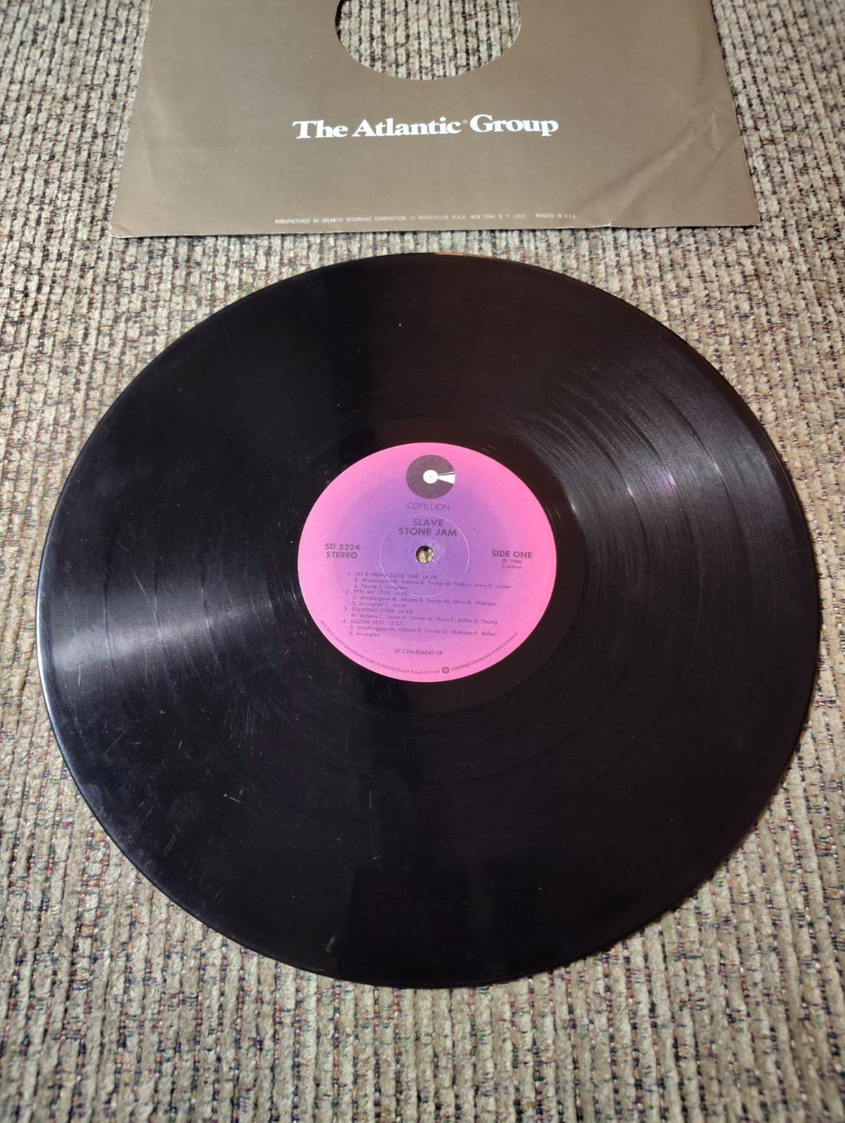 SLAVE~stone jam COTILLION 1980 ~ Original ~ (LP) Vg++ / (JACKET) Vg++ ~STERLING - Thumbnail 8