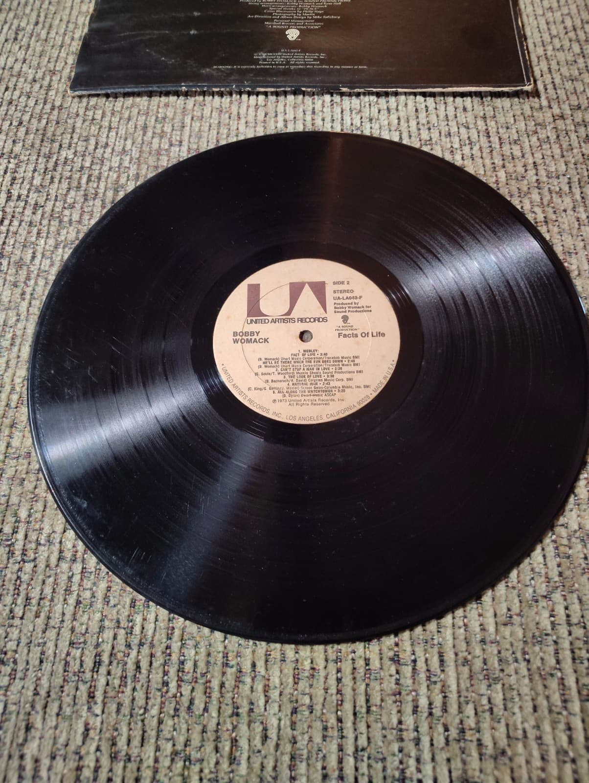 Bobby Womack Facts of Life LP United Artists VINYL - Thumbnail 6