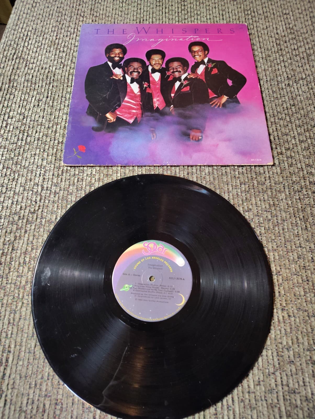 The Whispers Imagination Vinyl (Original 1st Prints) Solar Vintage