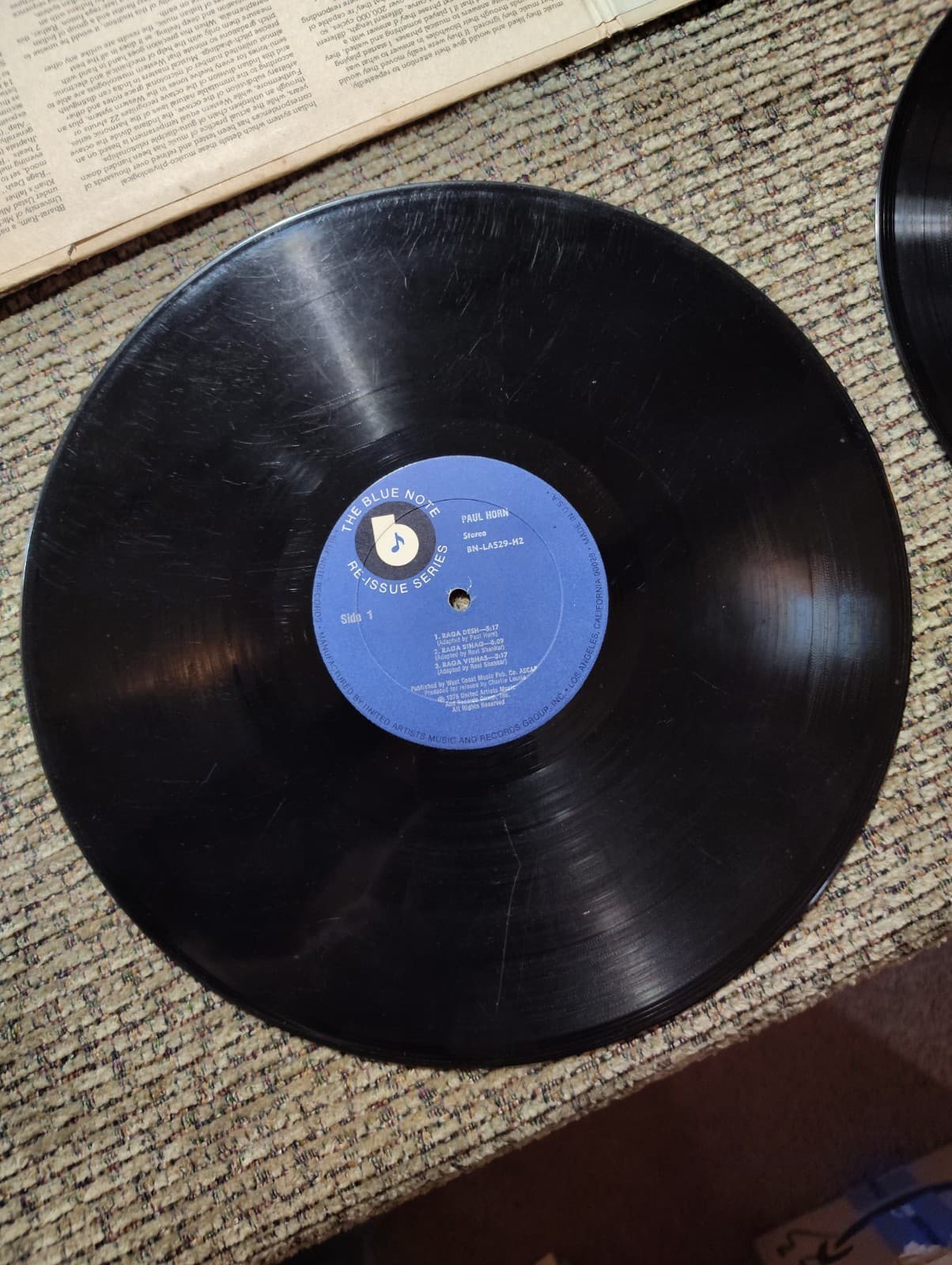 Paul Horn In India 2 LPs Blue Note Gatefold Close To NM Vinyl - Thumbnail 7