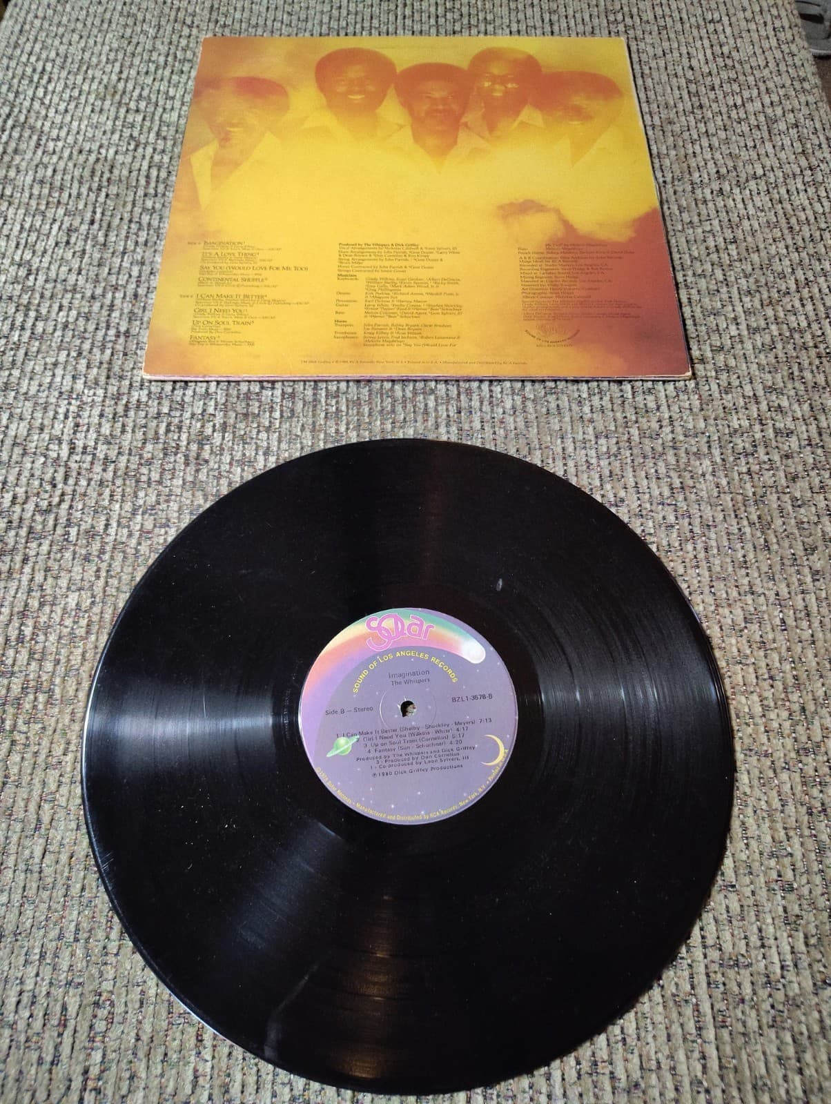 The Whispers Imagination Vinyl (Original 1st Prints) Solar Vintage - Thumbnail 5