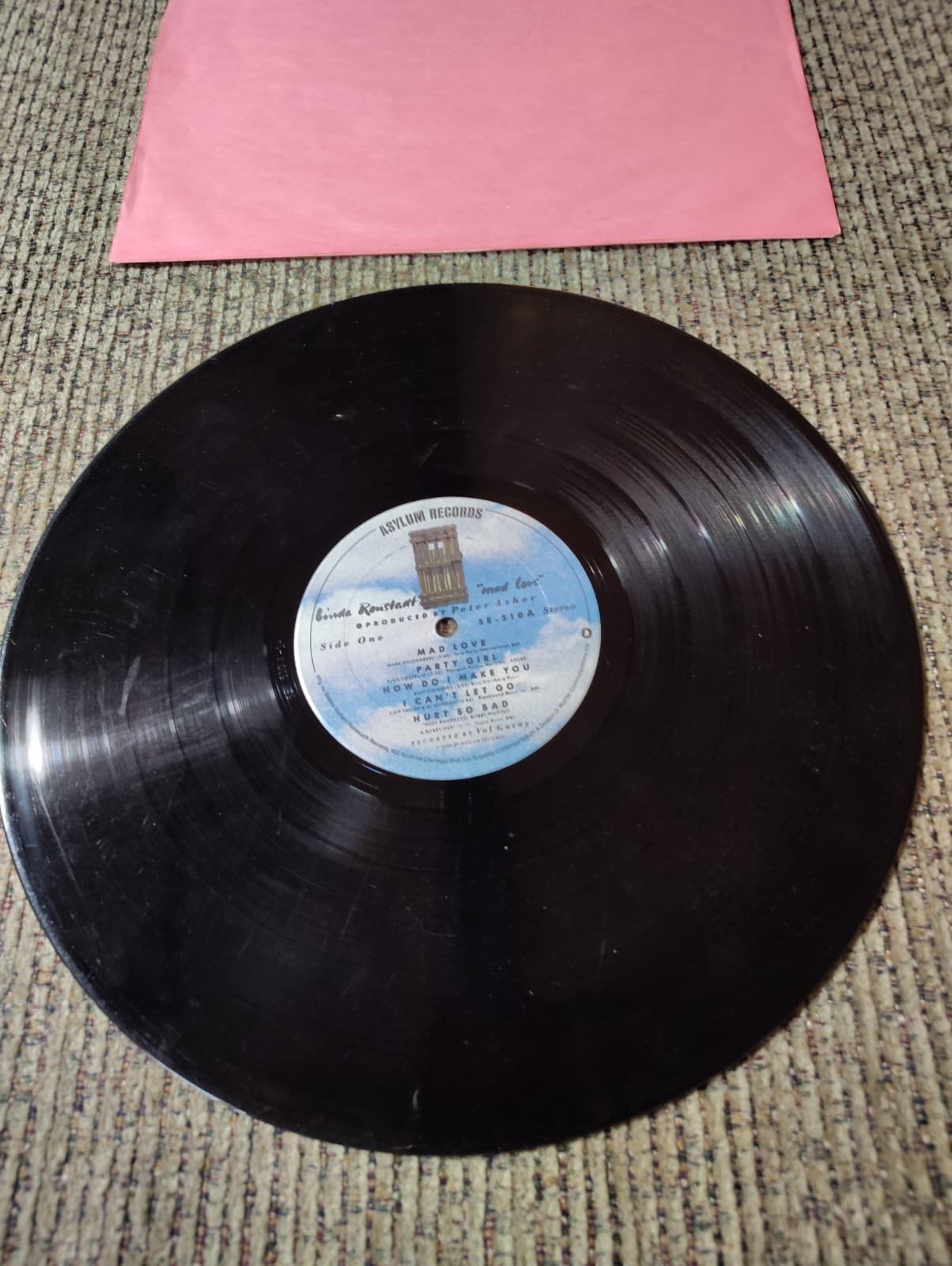 33 LP Vinyl Record Album Linda Ronstadt "Mad Love" Asylum Label 1980 FREE Ship - Thumbnail 8