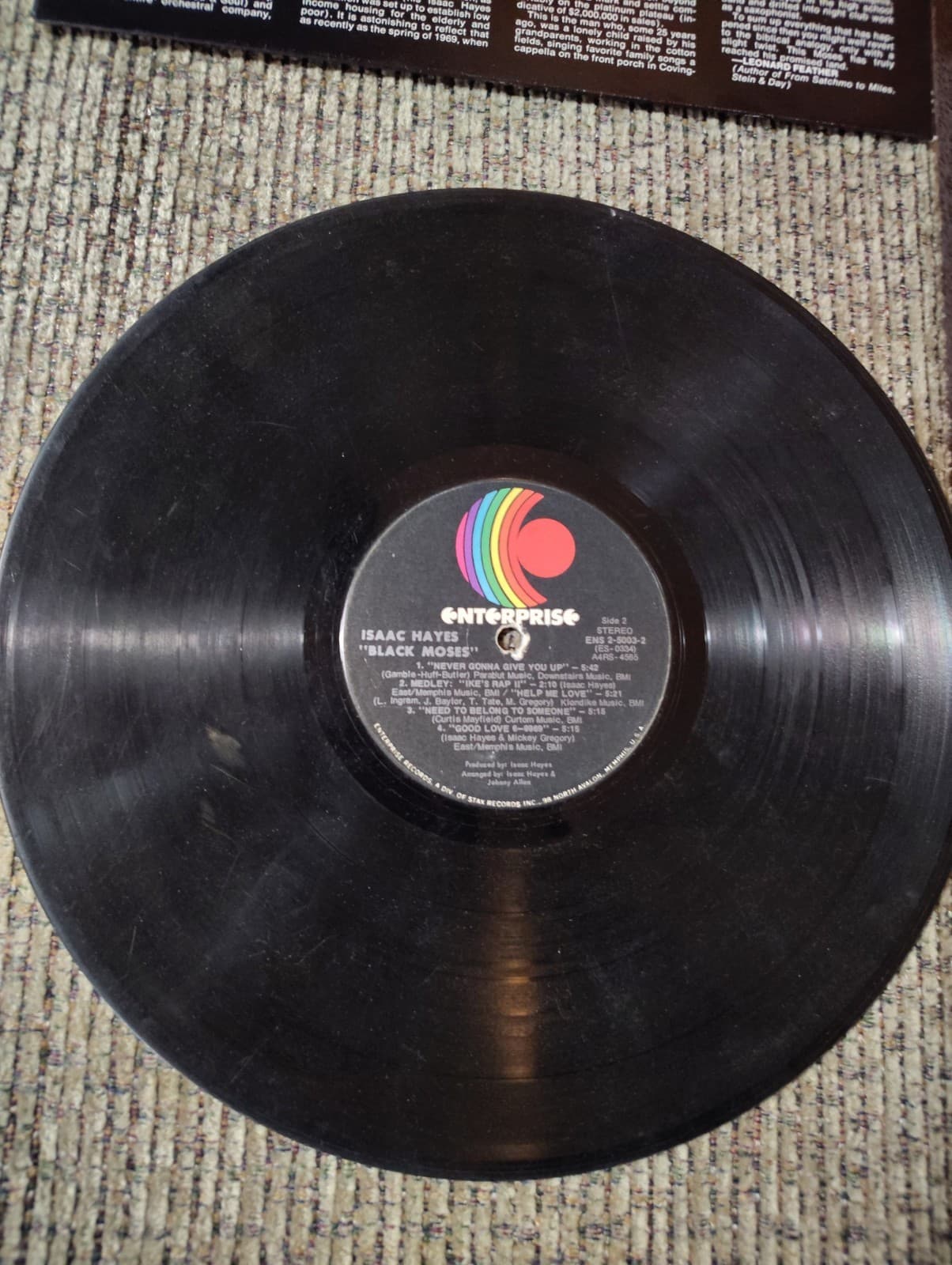 Isaac Hayes – Live At The Sahara Tahoe - 1973 - Enterprise ENS-2-5005 2xLP VG+ - Thumbnail 13