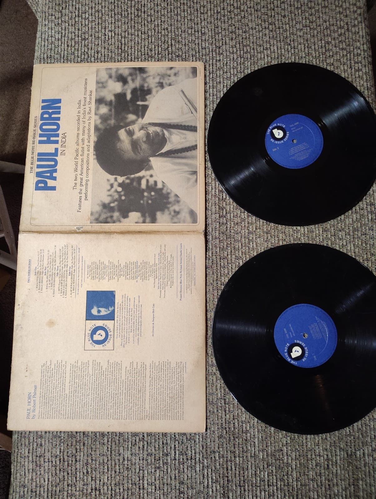Paul Horn In India 2 LPs Blue Note Gatefold Close To NM Vinyl