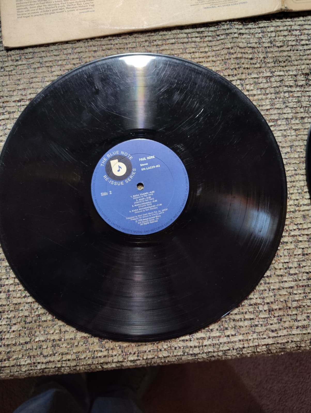 Paul Horn In India 2 LPs Blue Note Gatefold Close To NM Vinyl - Thumbnail 4