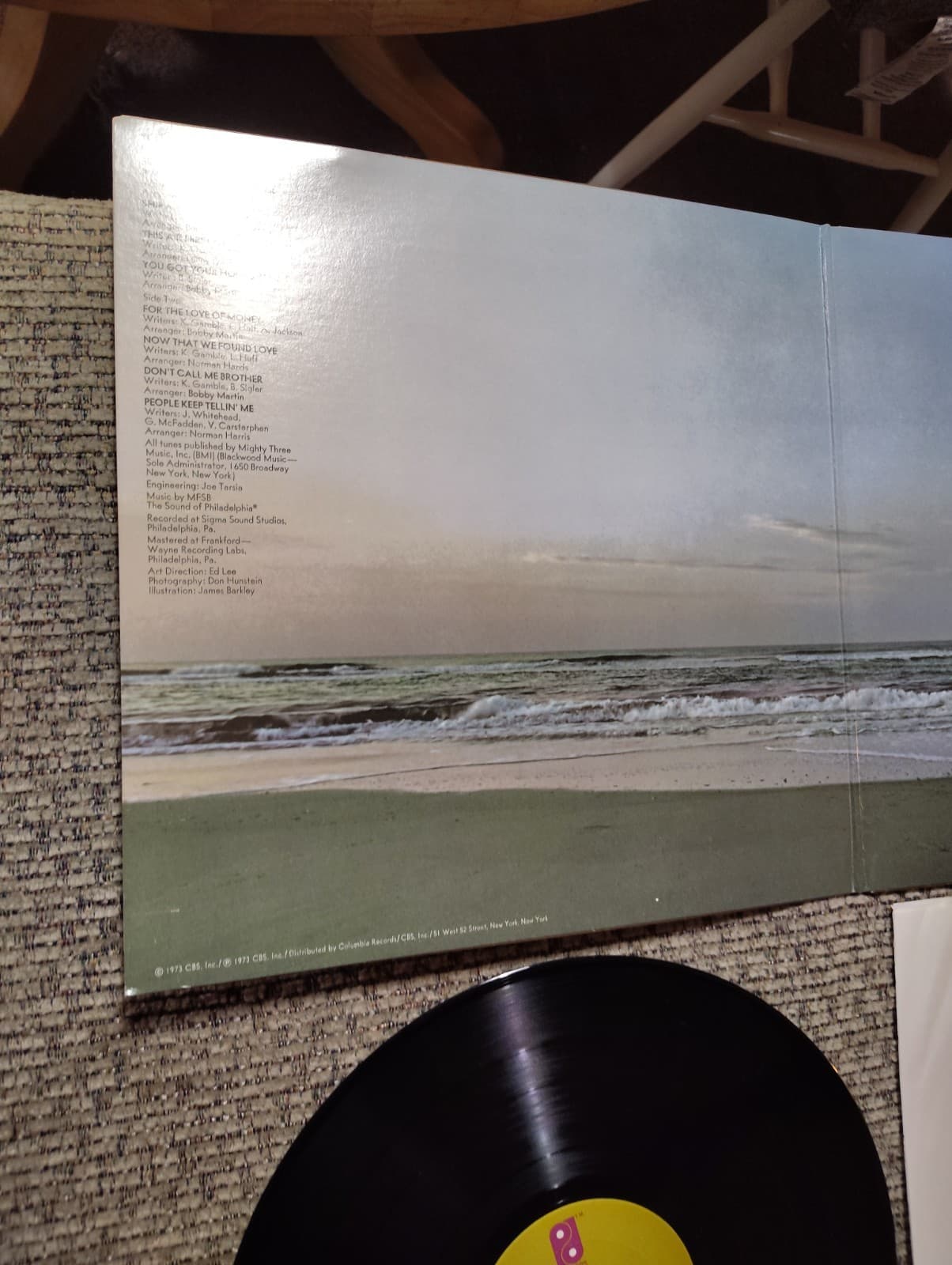 O'Jays – Ship Ahoy LP KZ 32408 1973 US PIR Gatefold VG+ For the Love of Money - Thumbnail 9
