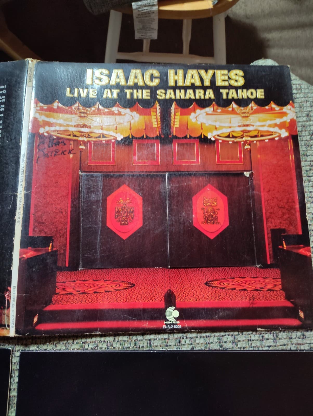 Isaac Hayes – Live At The Sahara Tahoe - 1973 - Enterprise ENS-2-5005 2xLP VG+ - Thumbnail 2
