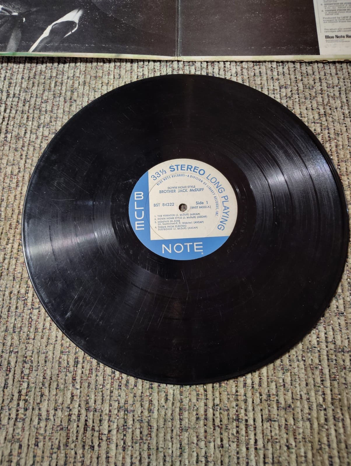 Brother Jack McDuff - Down Home Style (LP, Album, Gat) - Thumbnail 8