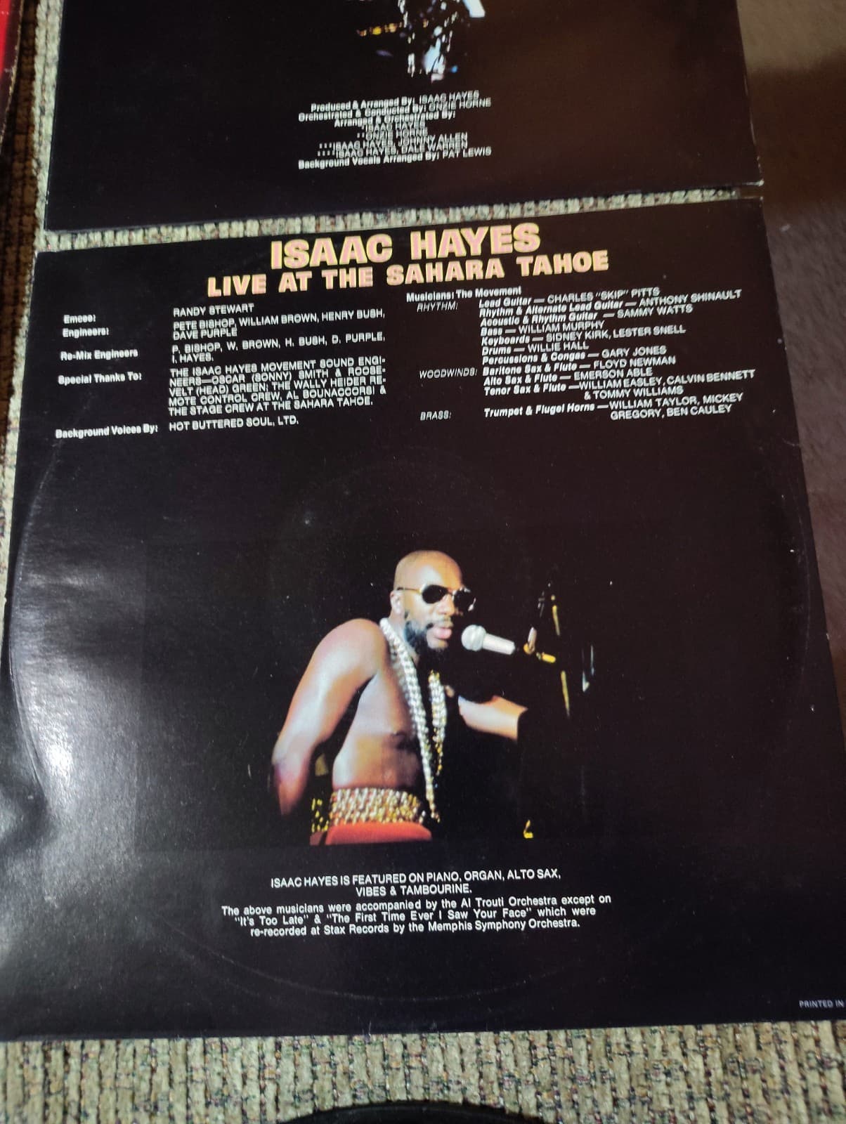 Isaac Hayes – Live At The Sahara Tahoe - 1973 - Enterprise ENS-2-5005 2xLP VG+ - Thumbnail 4