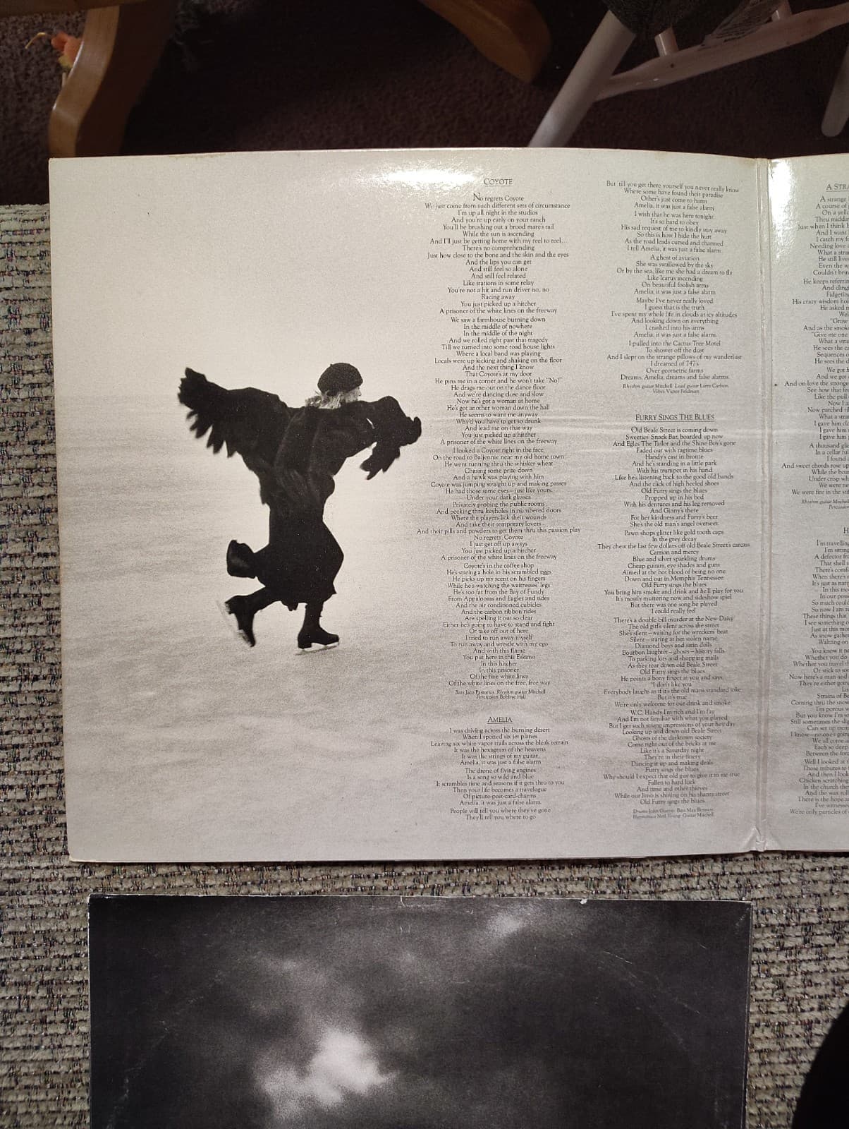 Joni Mitchell - Hejira (1976) 1st Asylum Records 7E-1087 Vinyl LP - Thumbnail 8