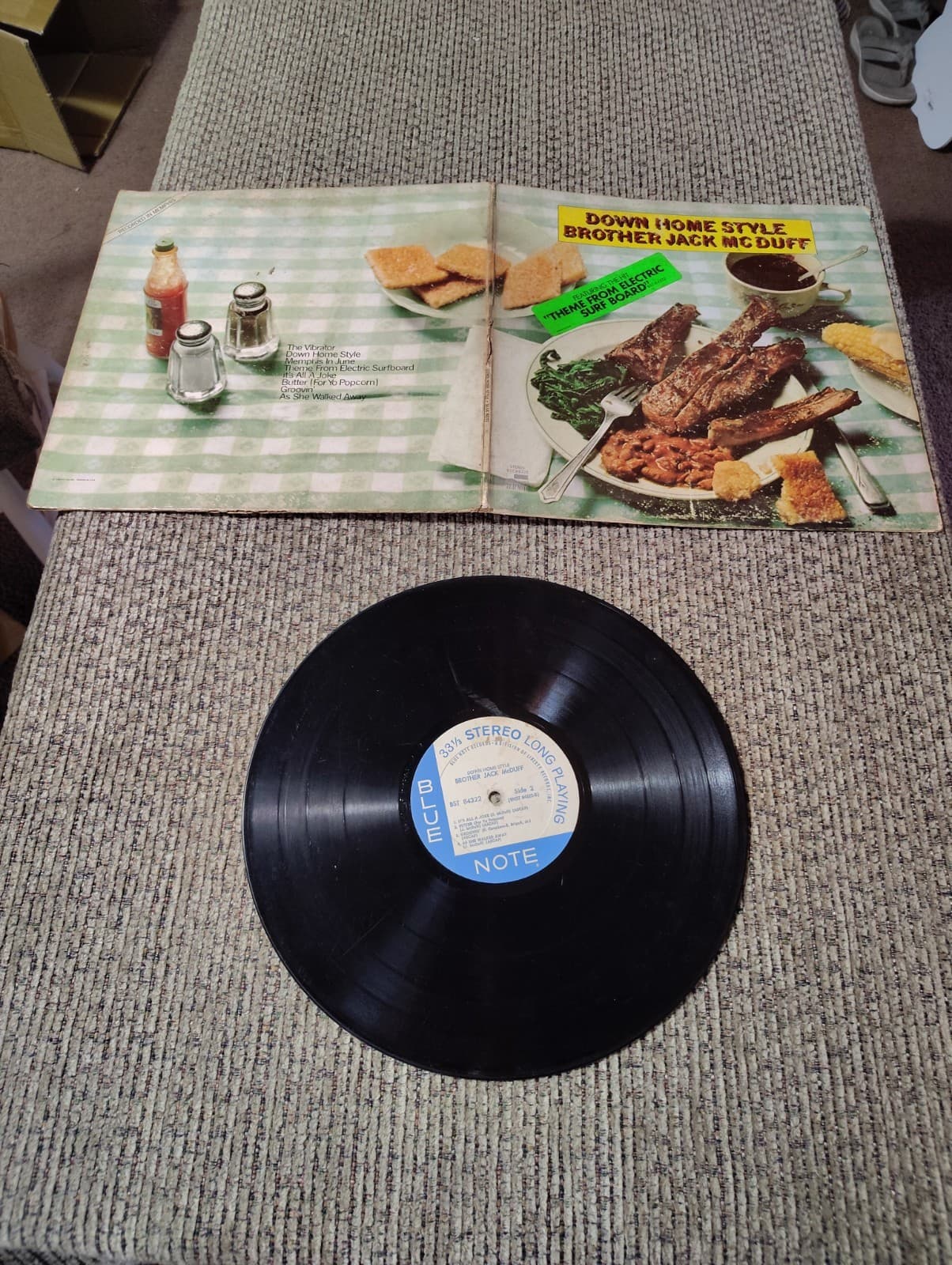 Brother Jack McDuff - Down Home Style (LP, Album, Gat)