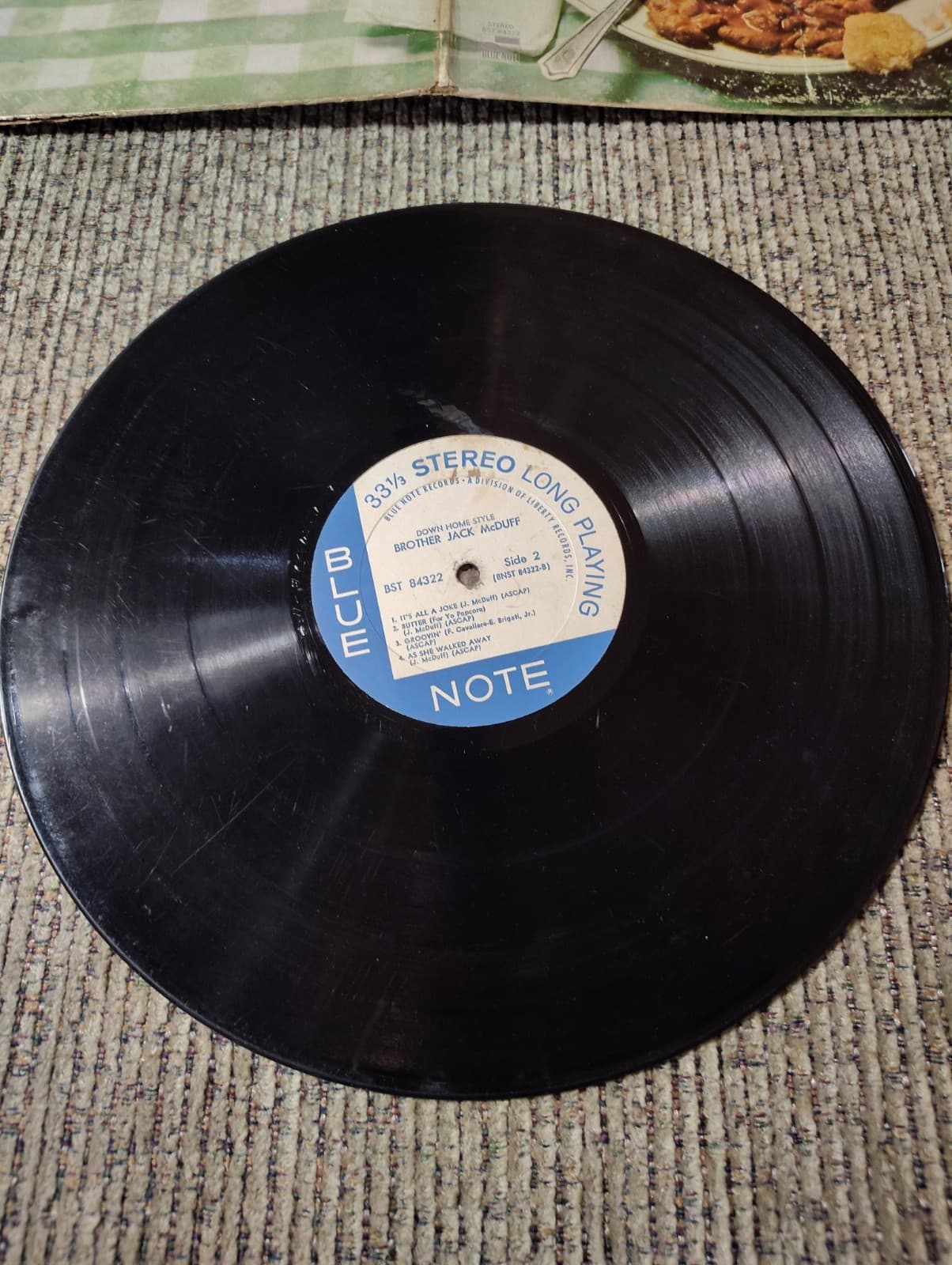Brother Jack McDuff - Down Home Style (LP, Album, Gat) - Thumbnail 4