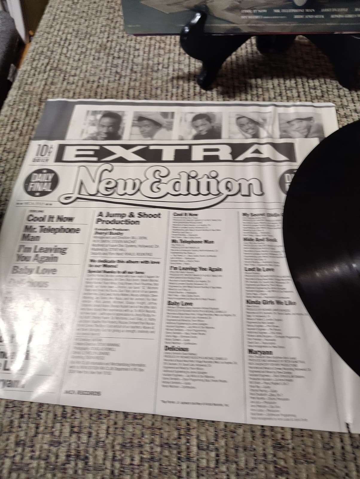 NEW EDITION Self Titled MCA Dash 4127-fds 9 First Pressing Near Mint - Thumbnail 7