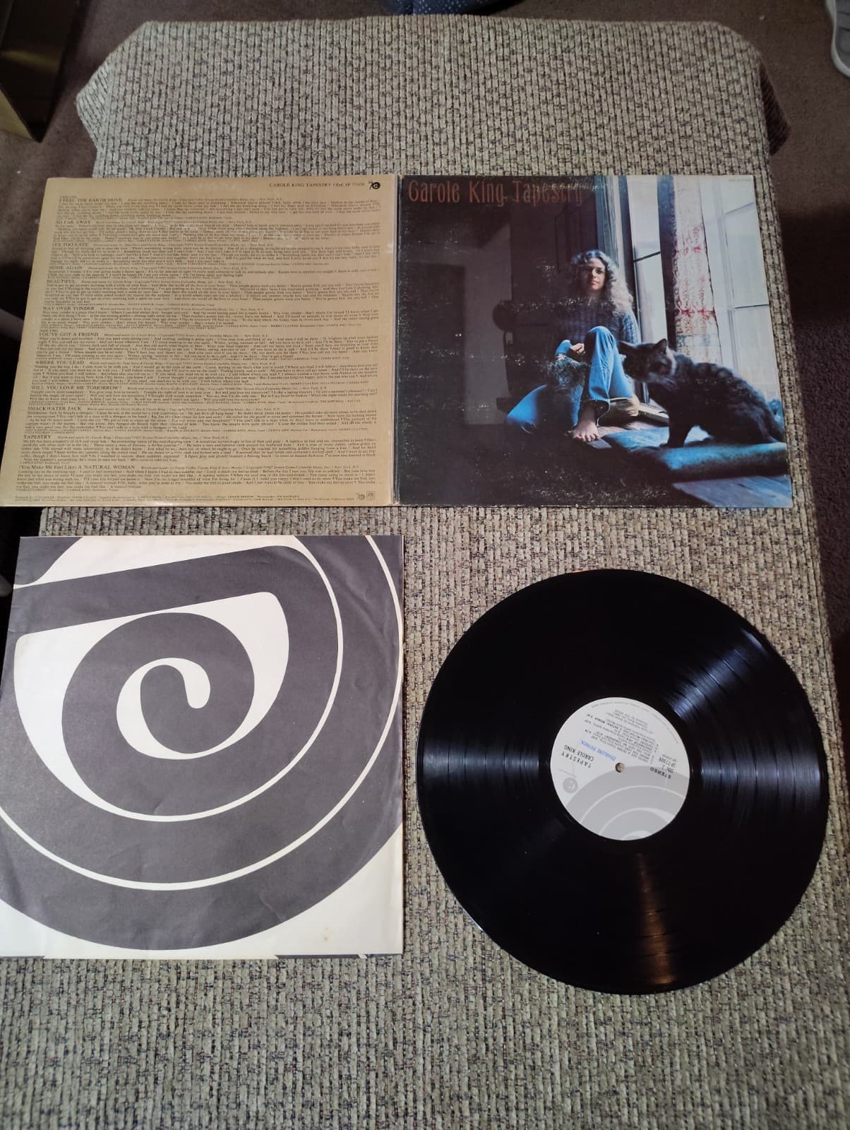 Carole King Tapestry Vinyl LP Record Album