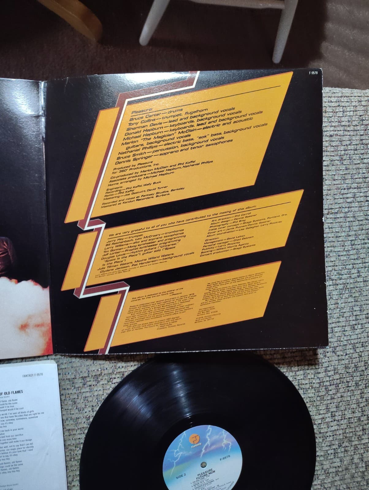 Pleasure - Future Now (LP, Vinyl, Gatefold) 1979 Fantasy Funk Soul VG+/VG - Thumbnail 7