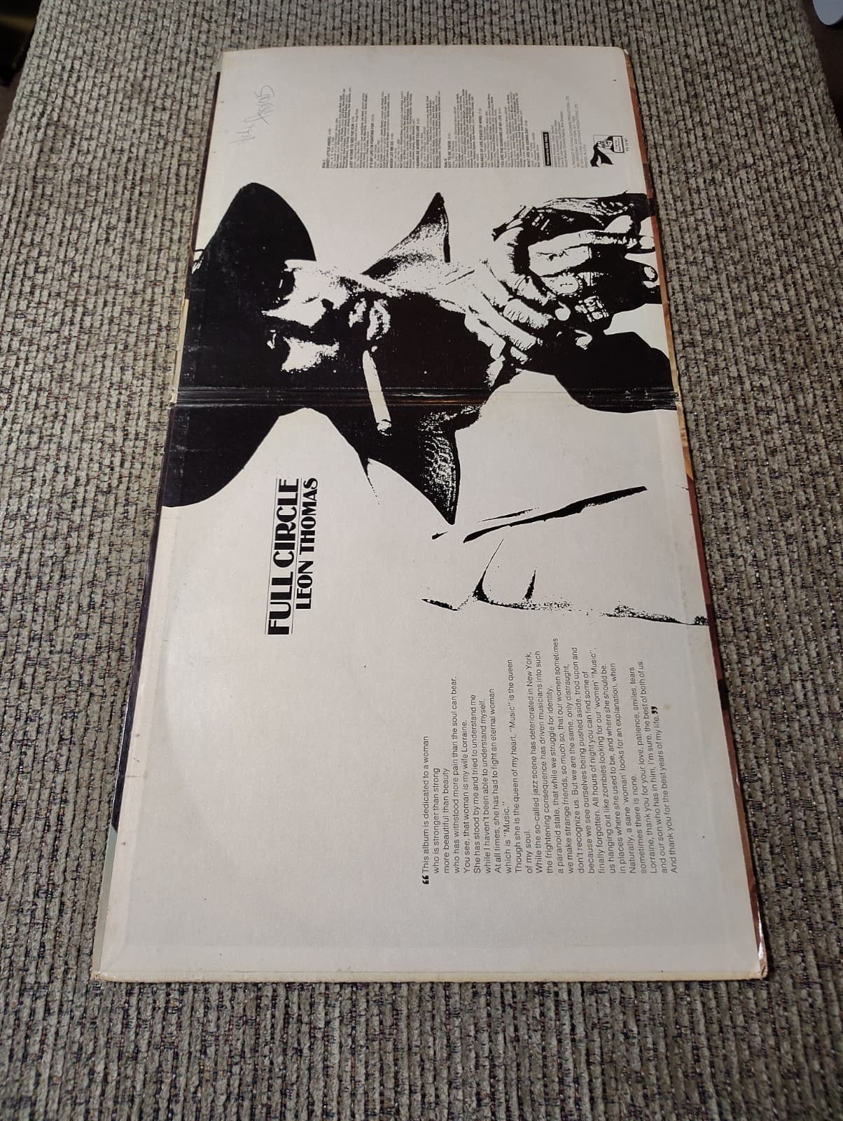 LEON THOMAS: FULL CIRCLE, JAZZ, VINYL LP, FLYING DUTCHMAN FD 10167, Promo - Thumbnail 10