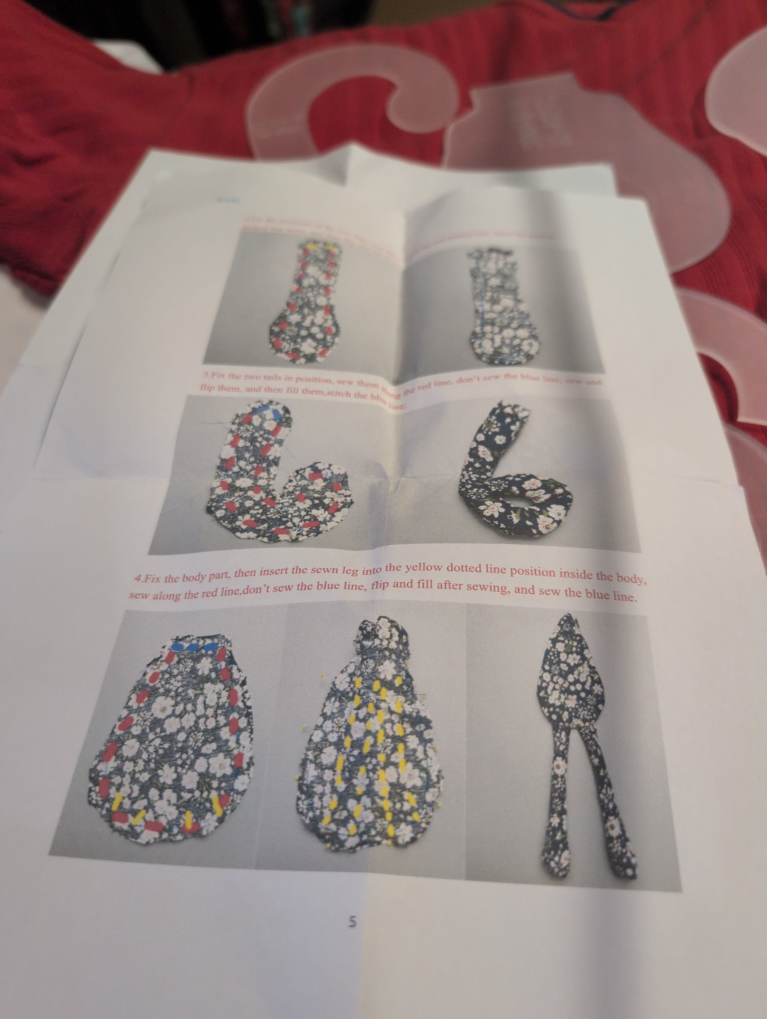 Sewing Pattern Template Set for Quilting and Crafting - Thumbnail 3