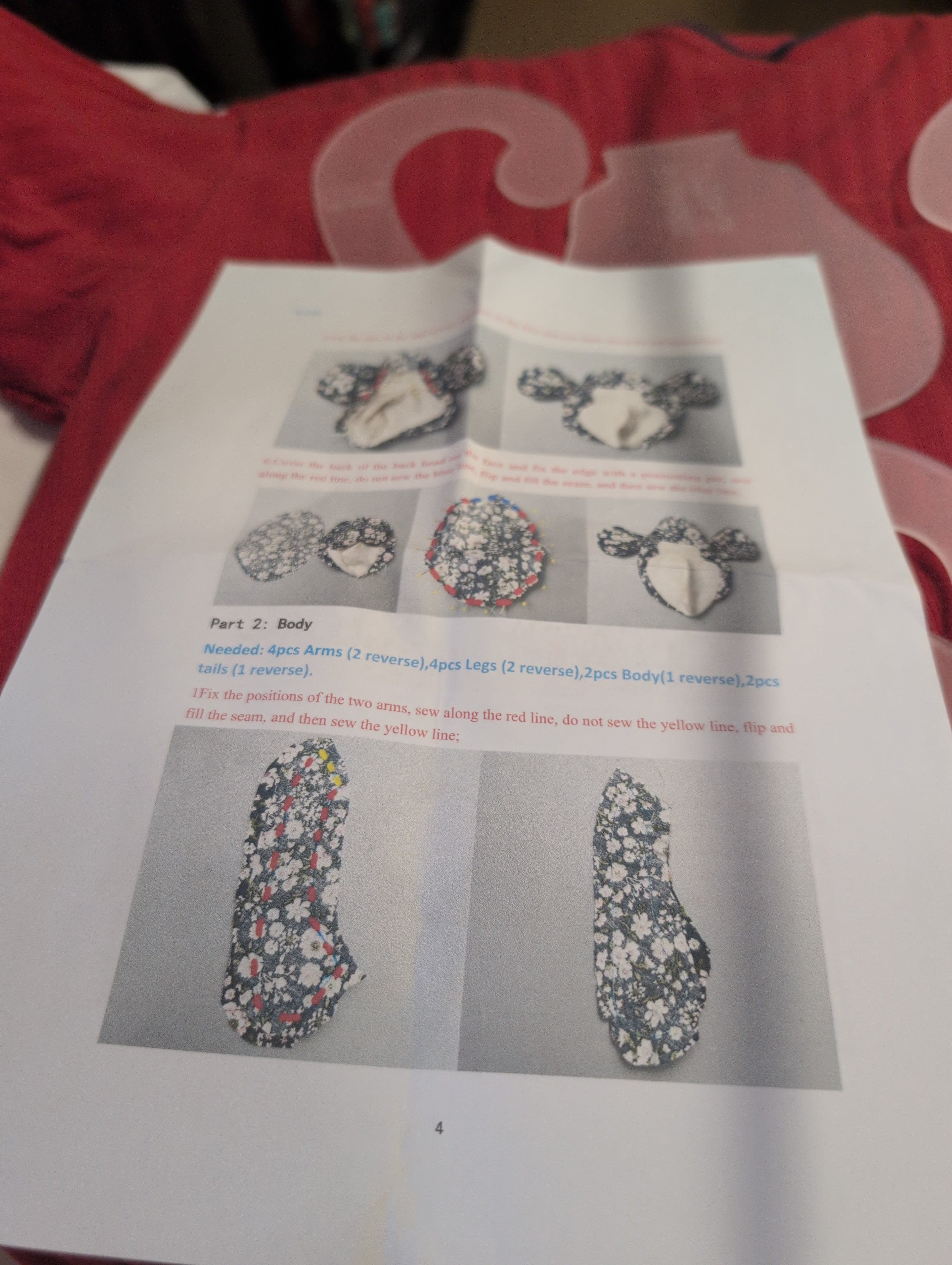 Sewing Pattern Template Set for Quilting and Crafting - Thumbnail 4
