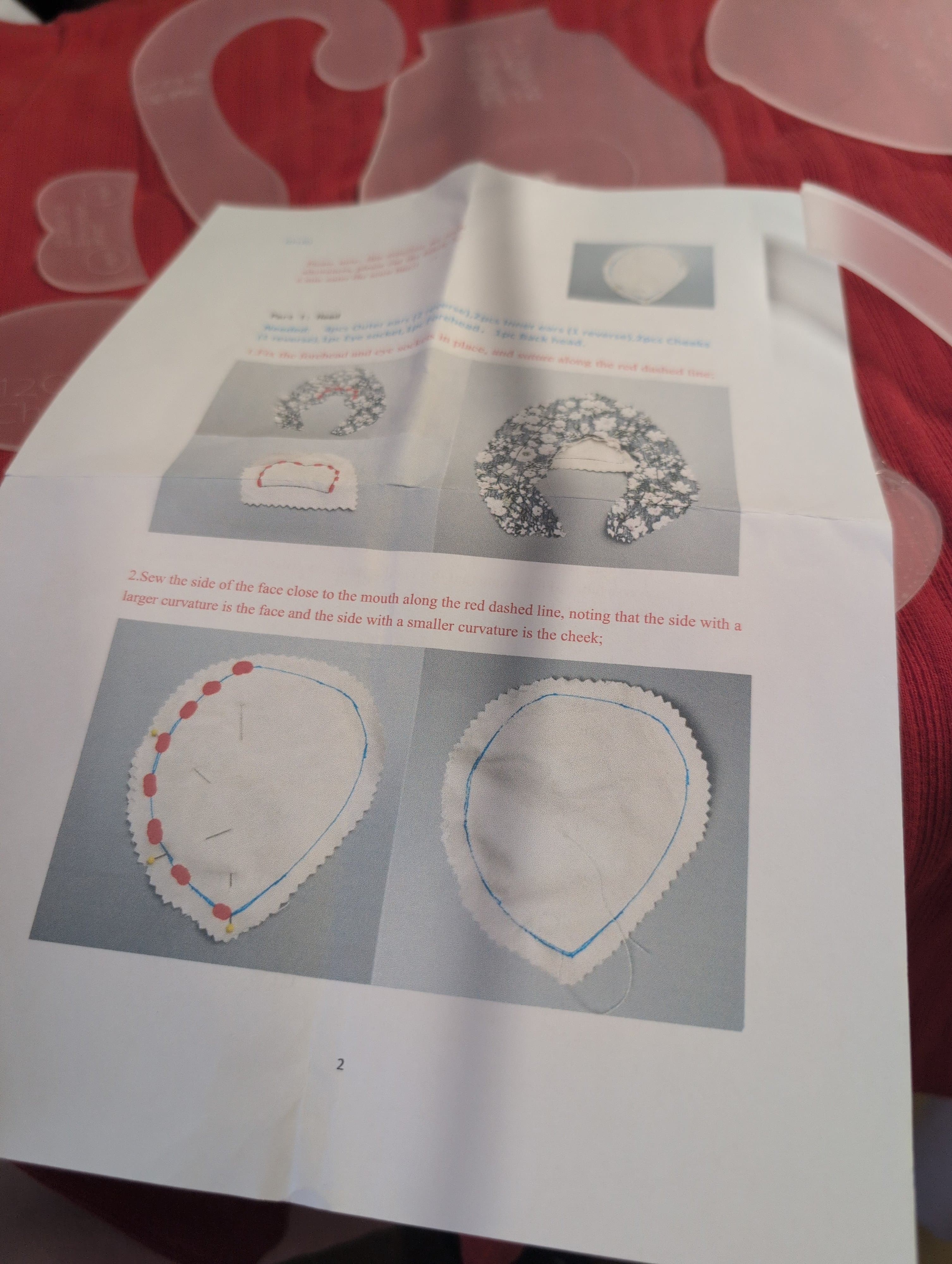 Sewing Pattern Template Set for Quilting and Crafting - Thumbnail 6