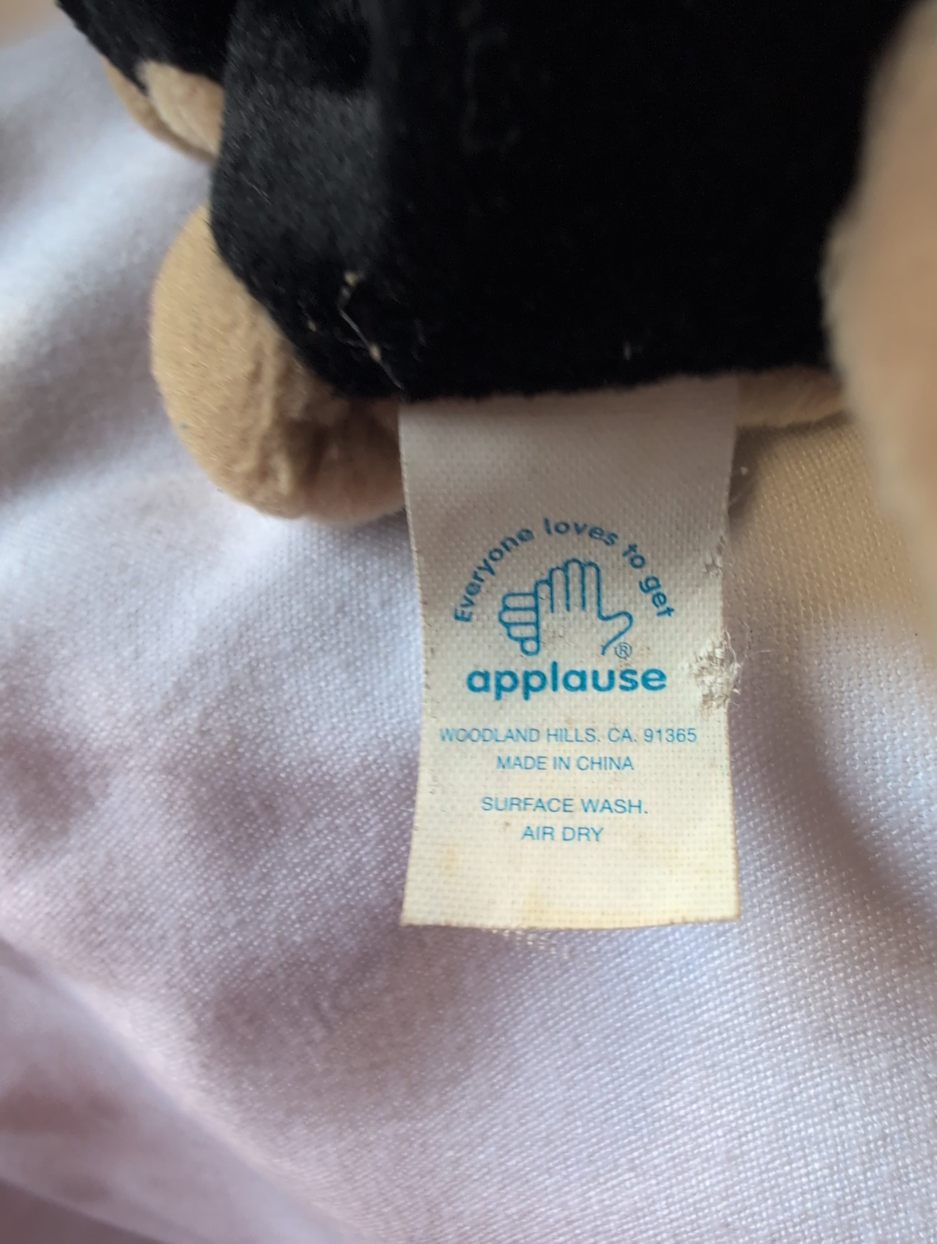 Plush Dachshund Dog Toy with Hook - Thumbnail 4