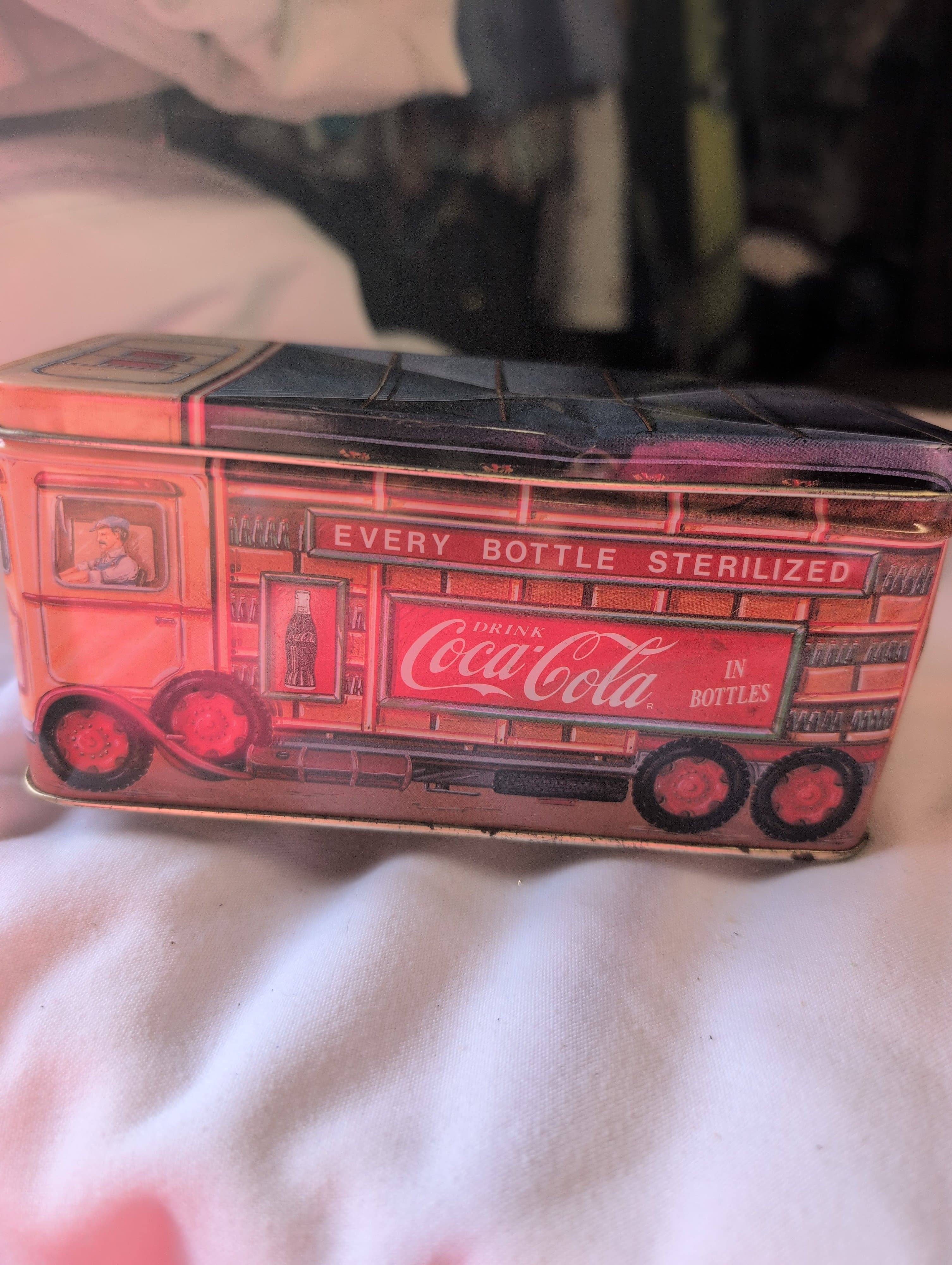 Vintage Coca-Cola Tin Truck Container - Thumbnail 3