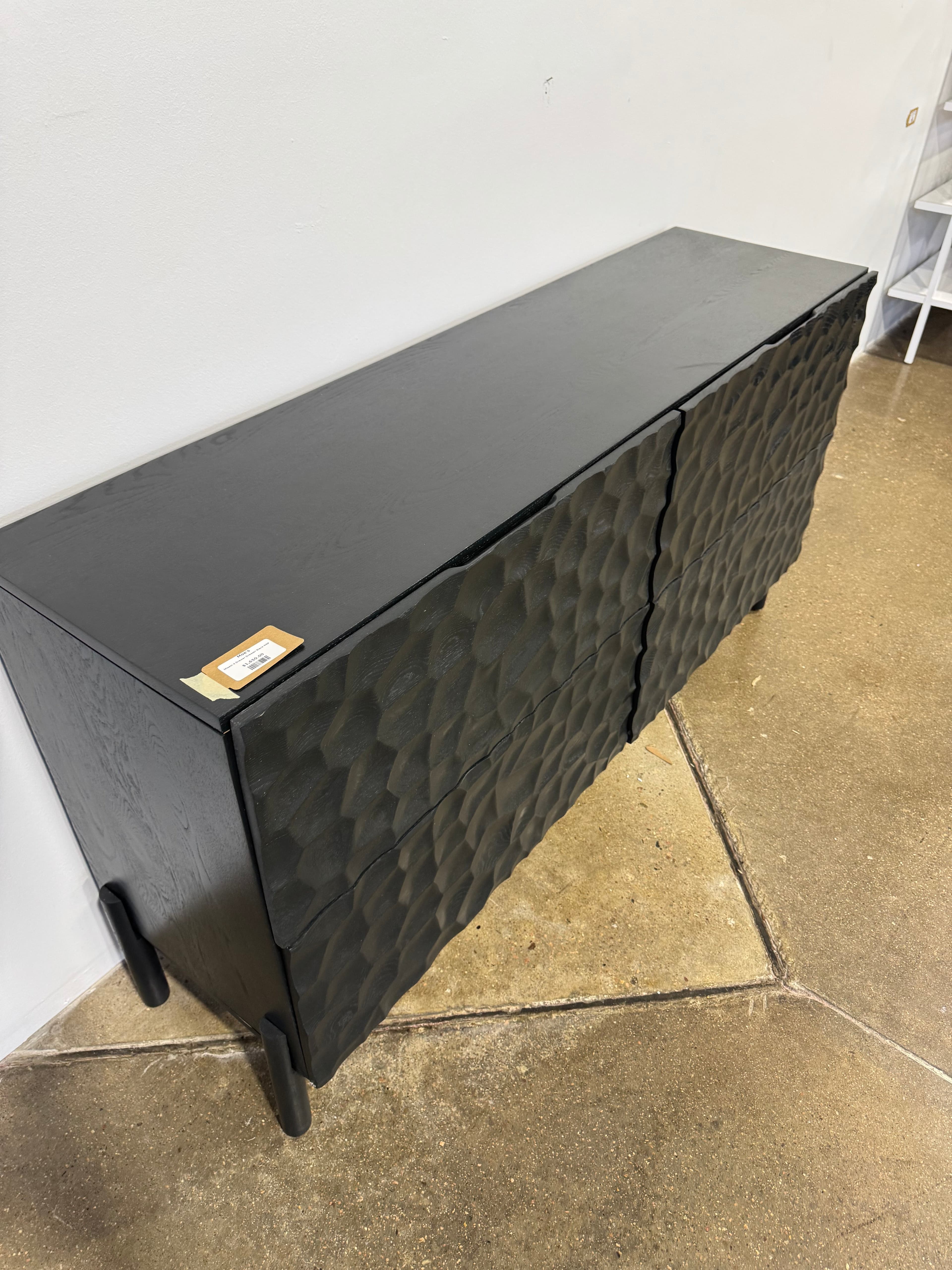Moe's Misaki 4 Drawer Dresser Black - Thumbnail 4