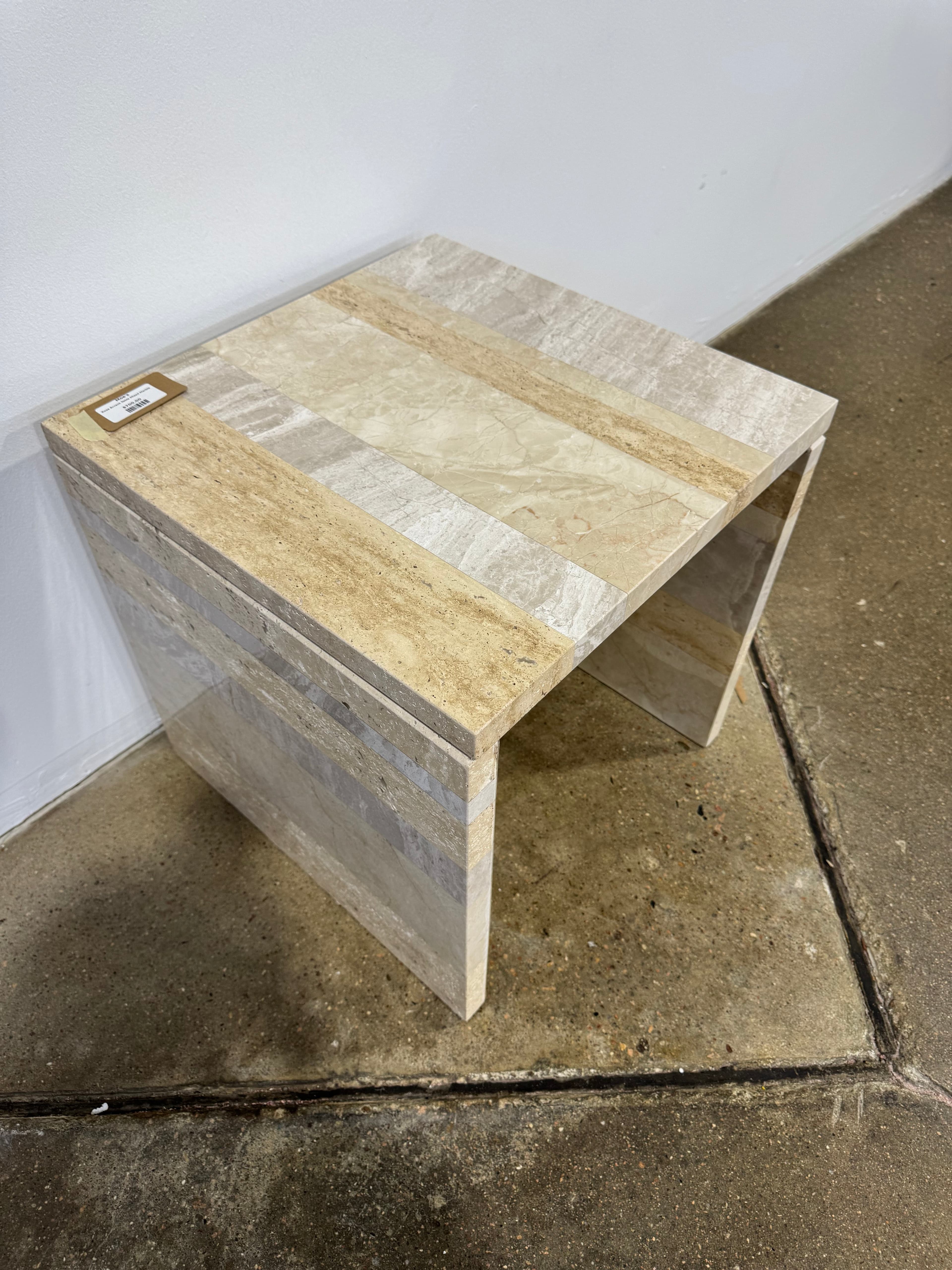 Moe's Rosa Accent Table Mixed Marble - Thumbnail 5
