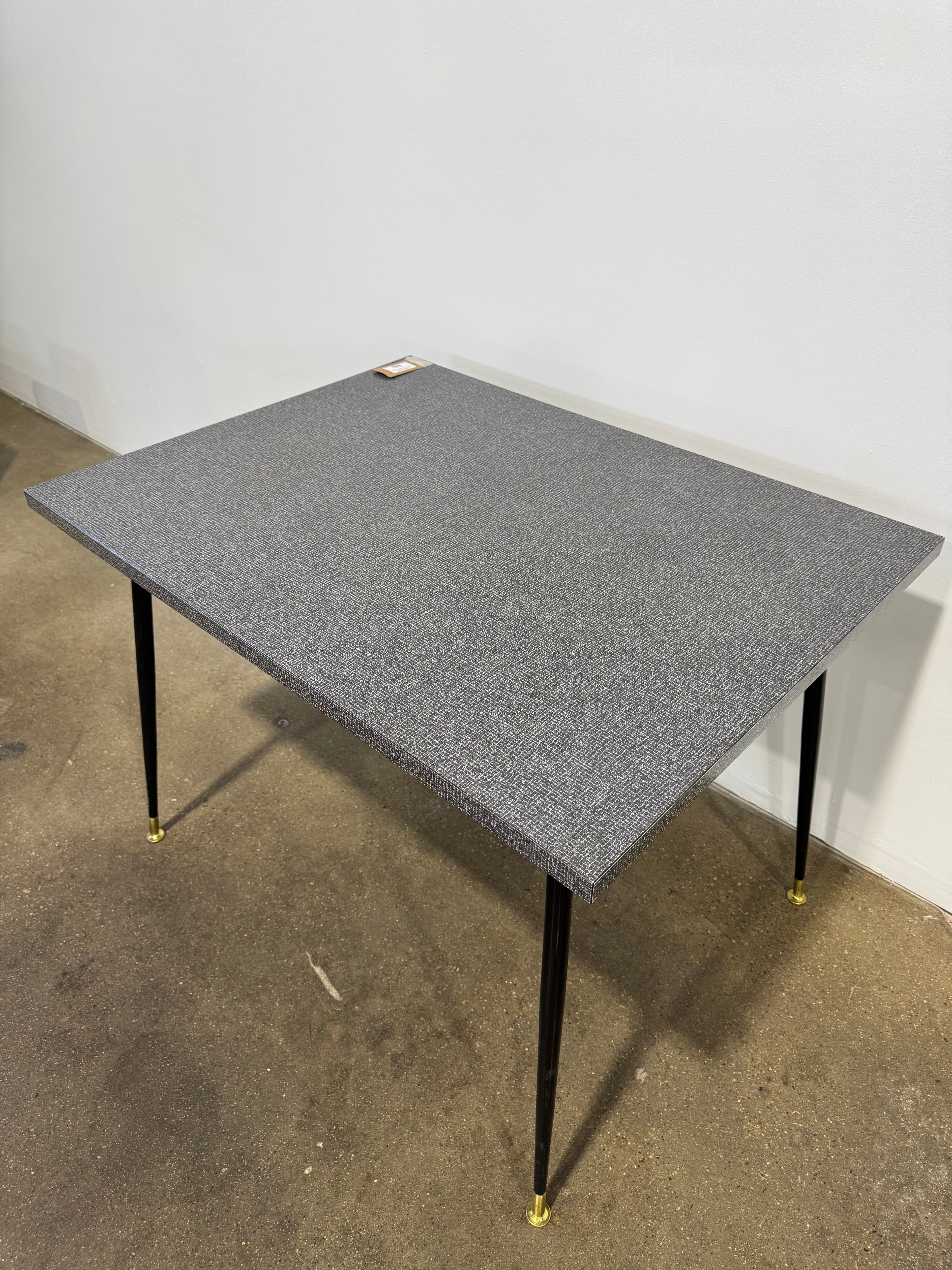 Vintage 1950s Formica Grid Dining Table - Thumbnail 2