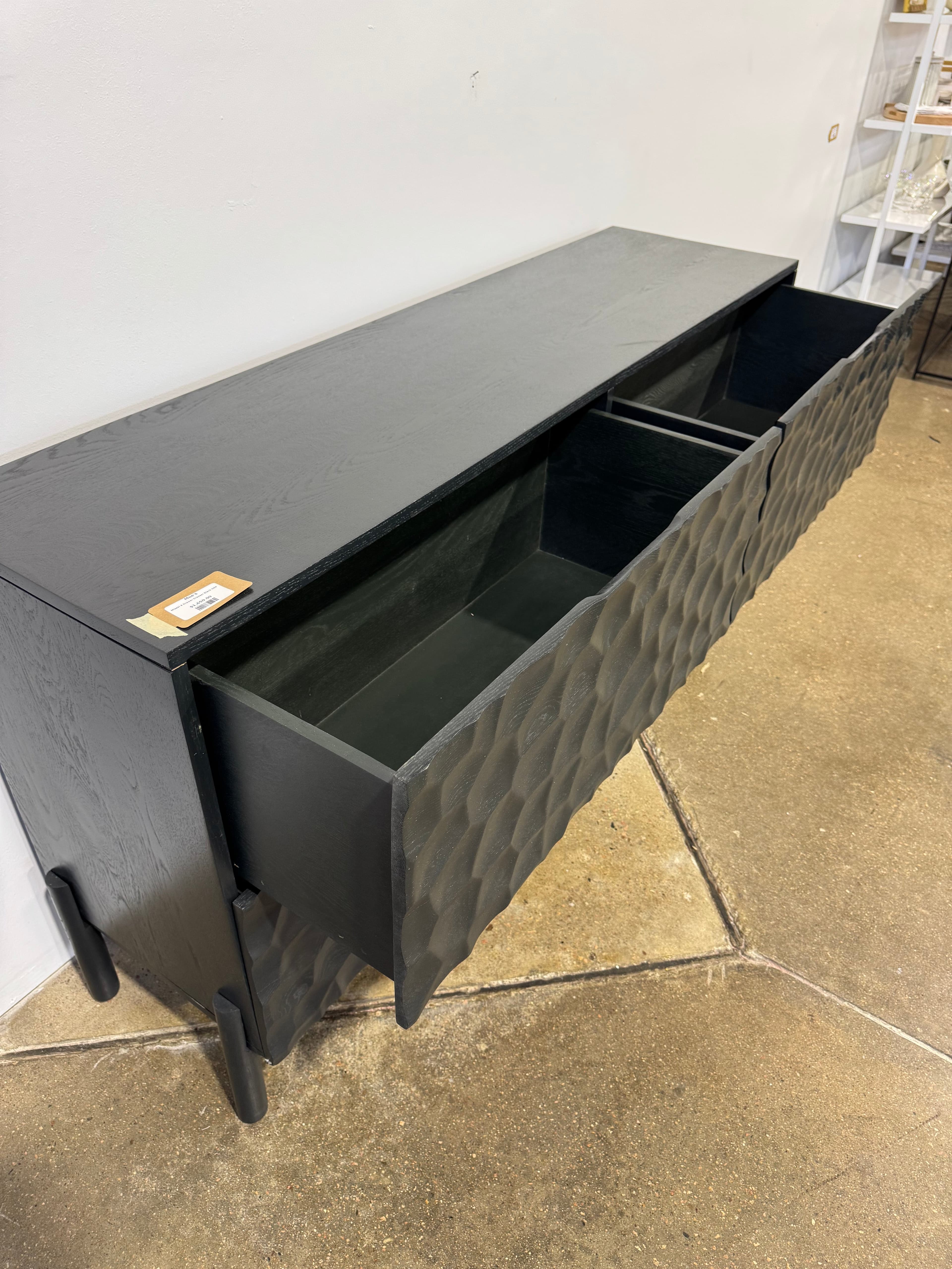Moe's Misaki 4 Drawer Dresser Black - Thumbnail 5