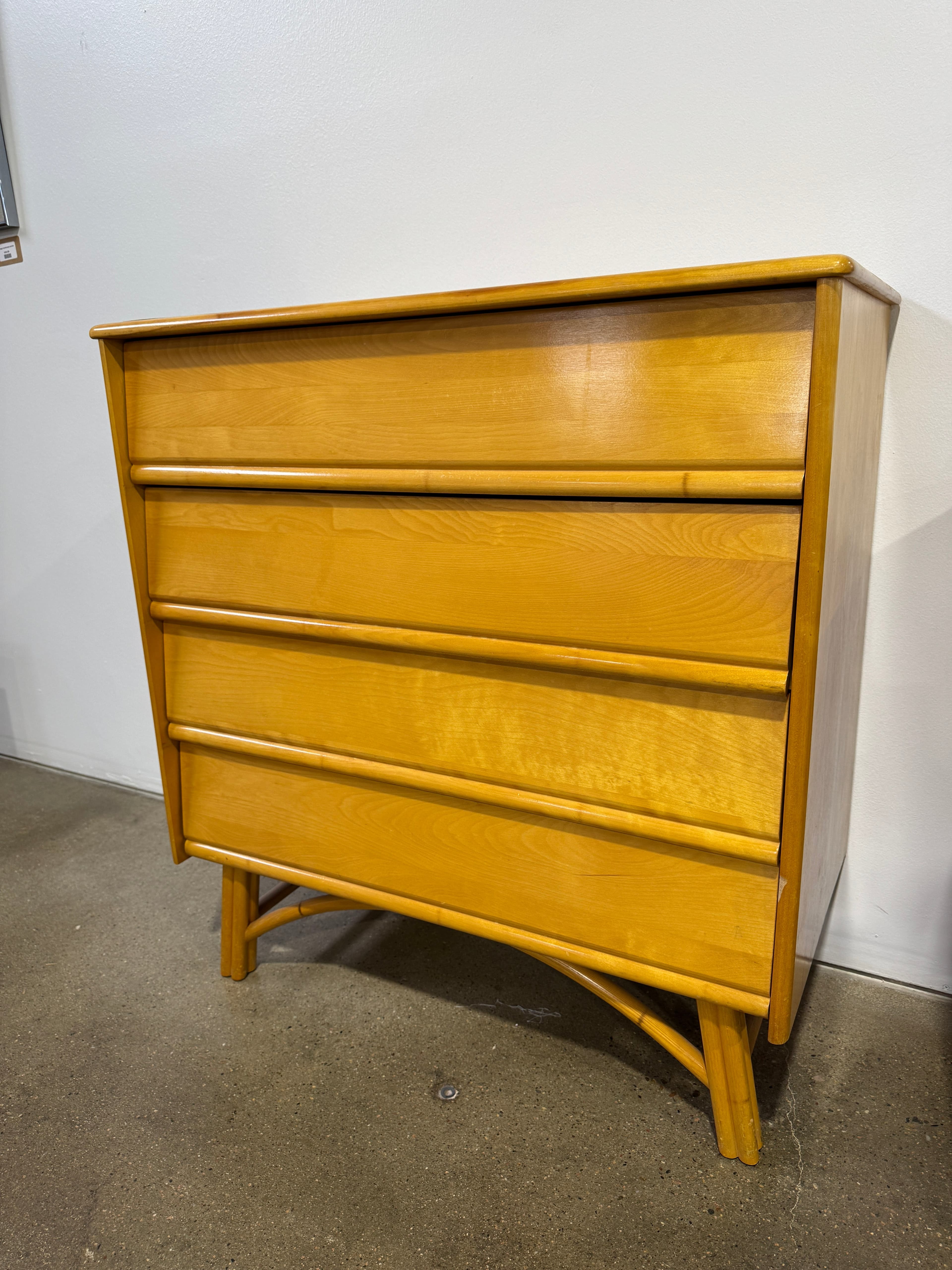 Heywood Wakefield Tallboy Dresser - Thumbnail 2