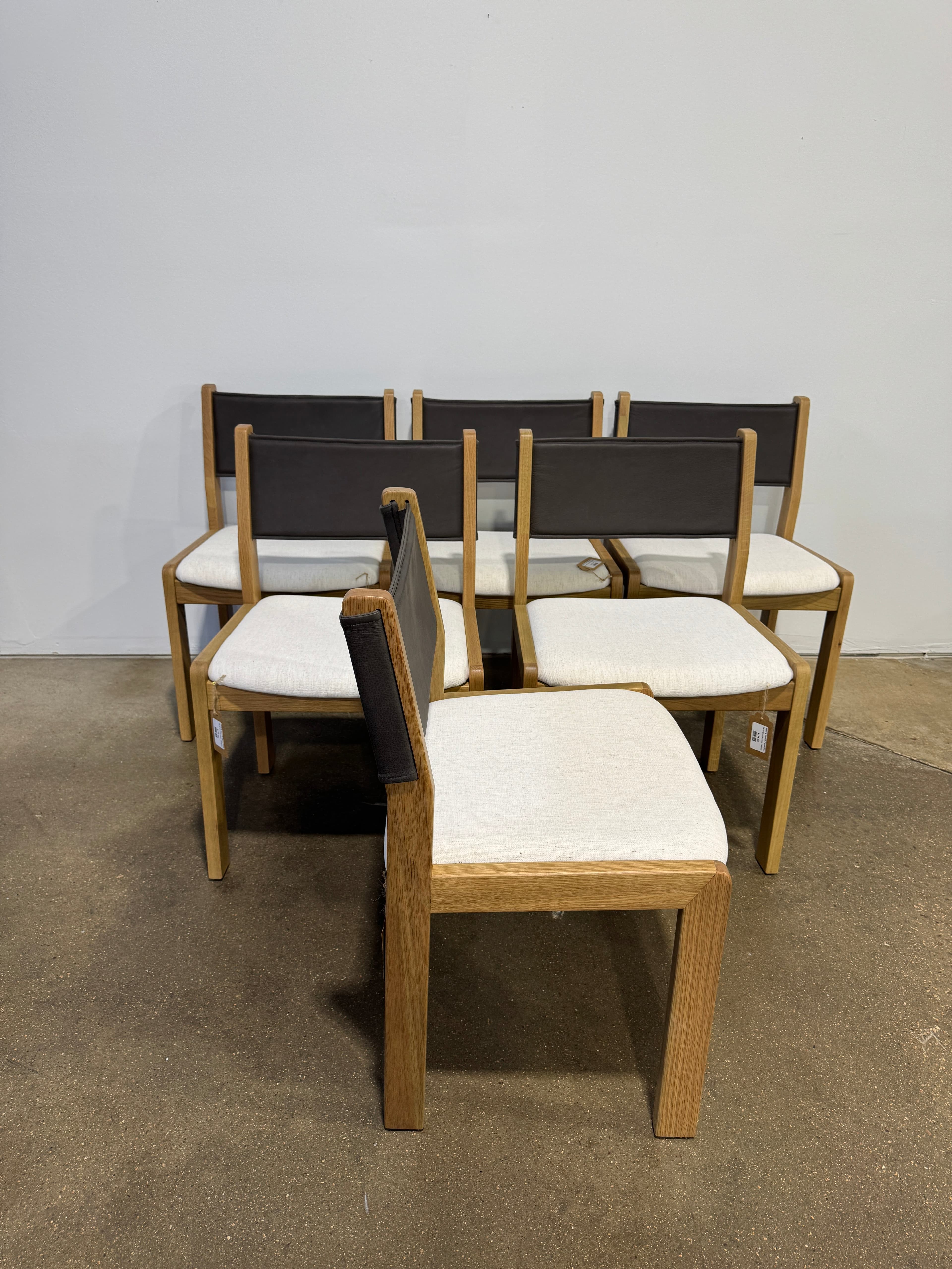Moe's Home Collection Carol Dining Chair, Leather - Thumbnail 3