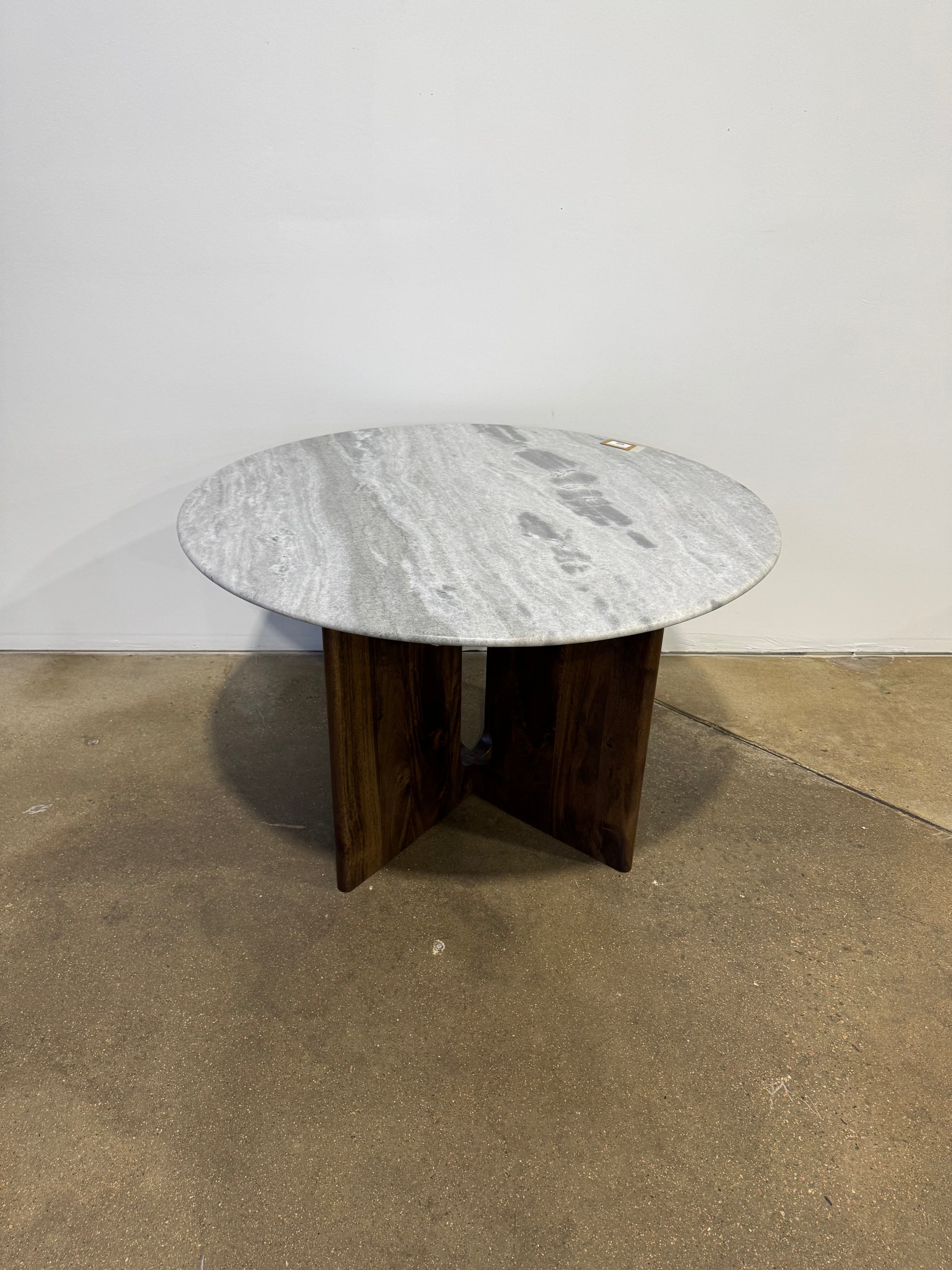 Moe's Home Collection Stanley Dining Table, White Marble - Thumbnail 2