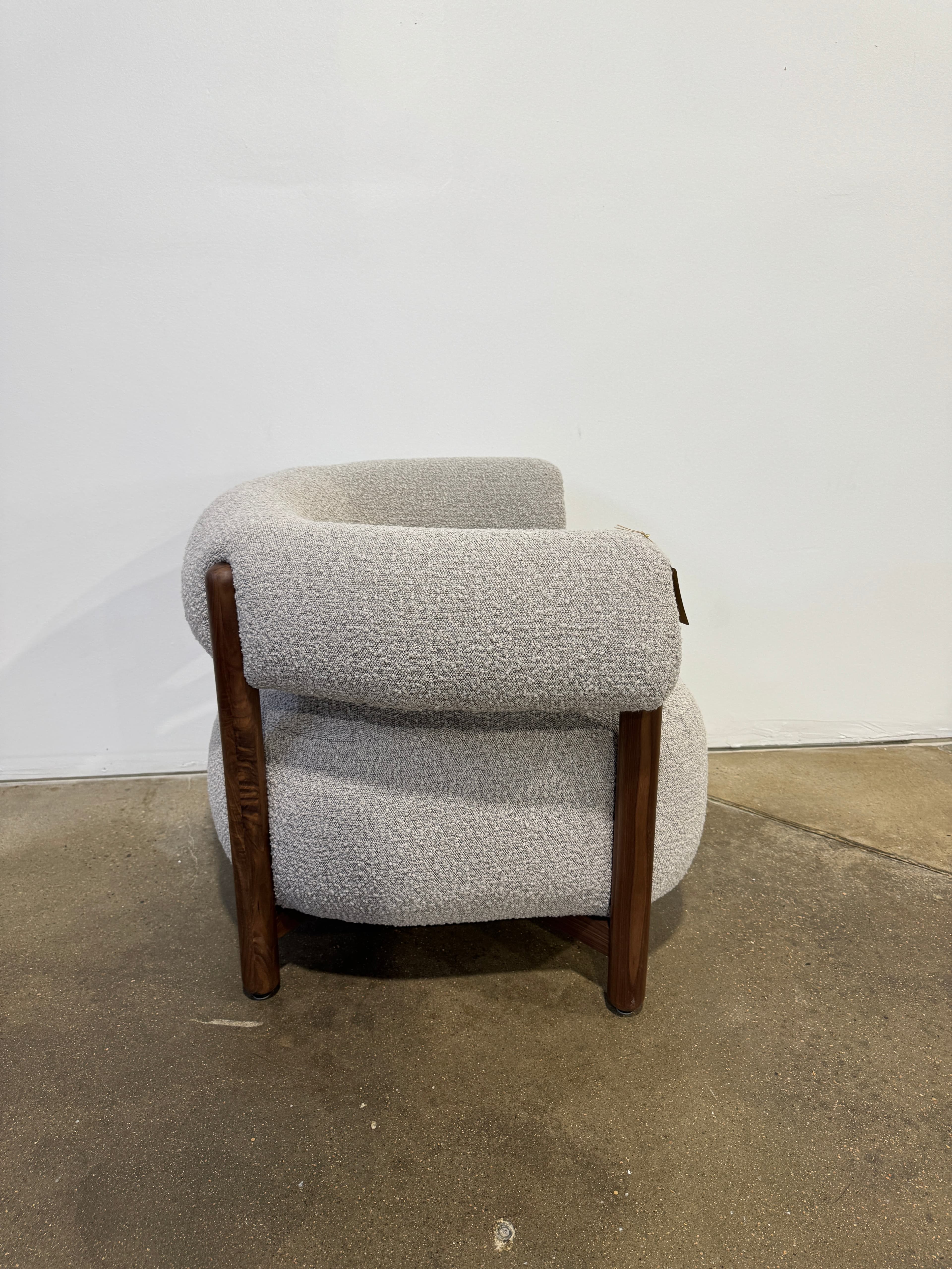 Denver Modern Rio Lounge Chair - Stone Bocule - Thumbnail 4