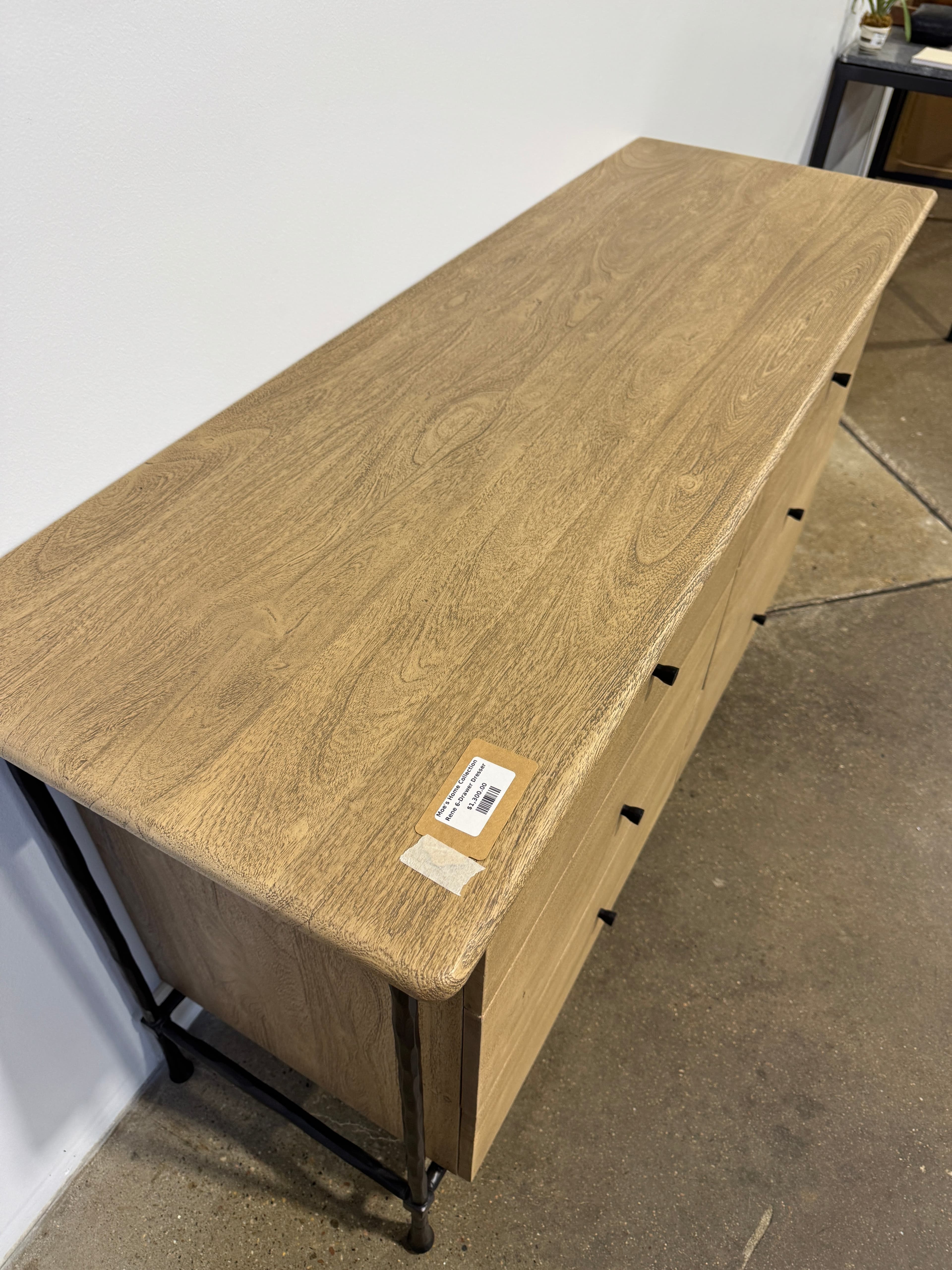 Moe's Home Collection Rene 6-Drawer Dresser - Thumbnail 3
