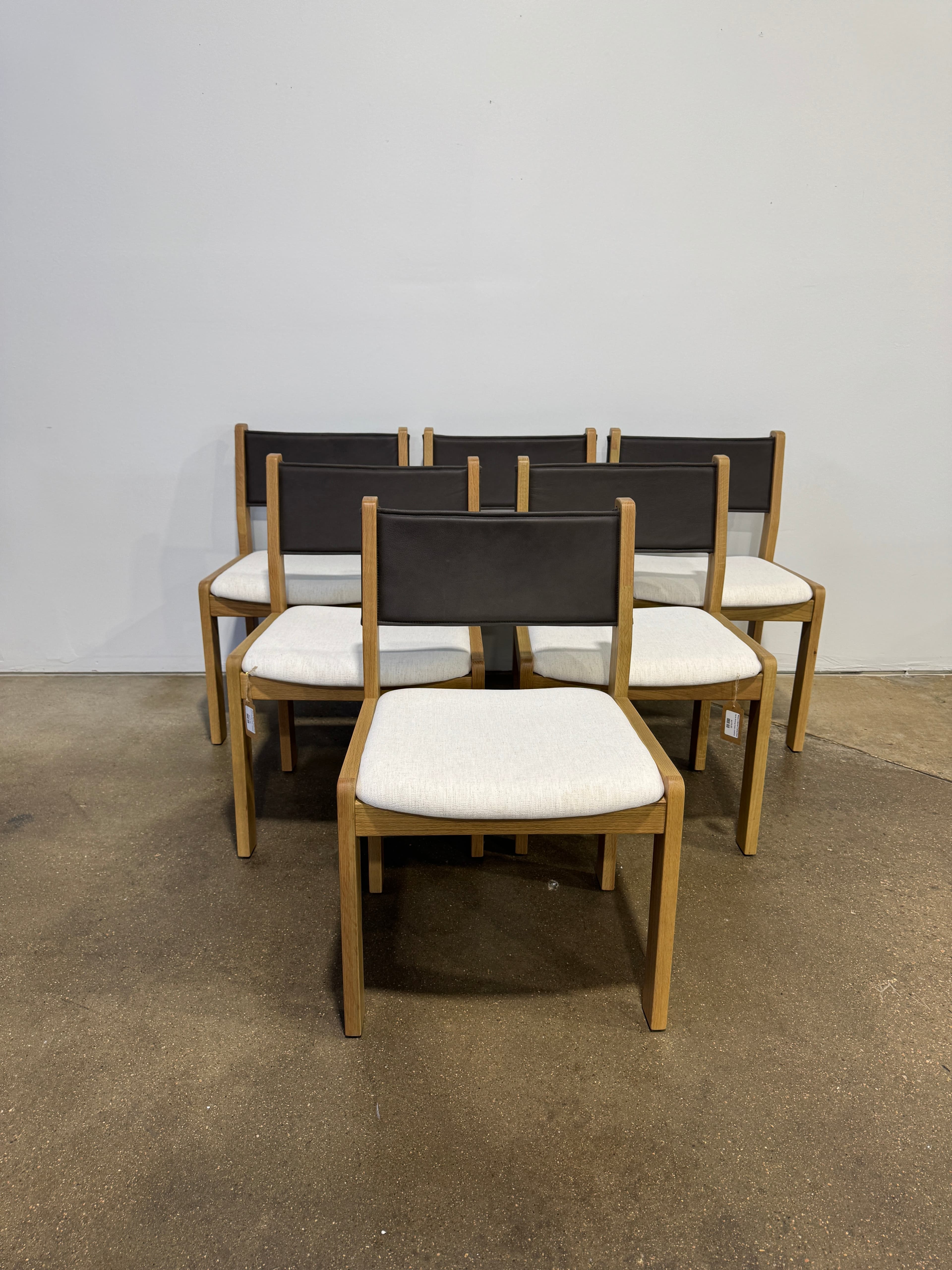 Moe's Home Collection Carol Dining Chair, Leather