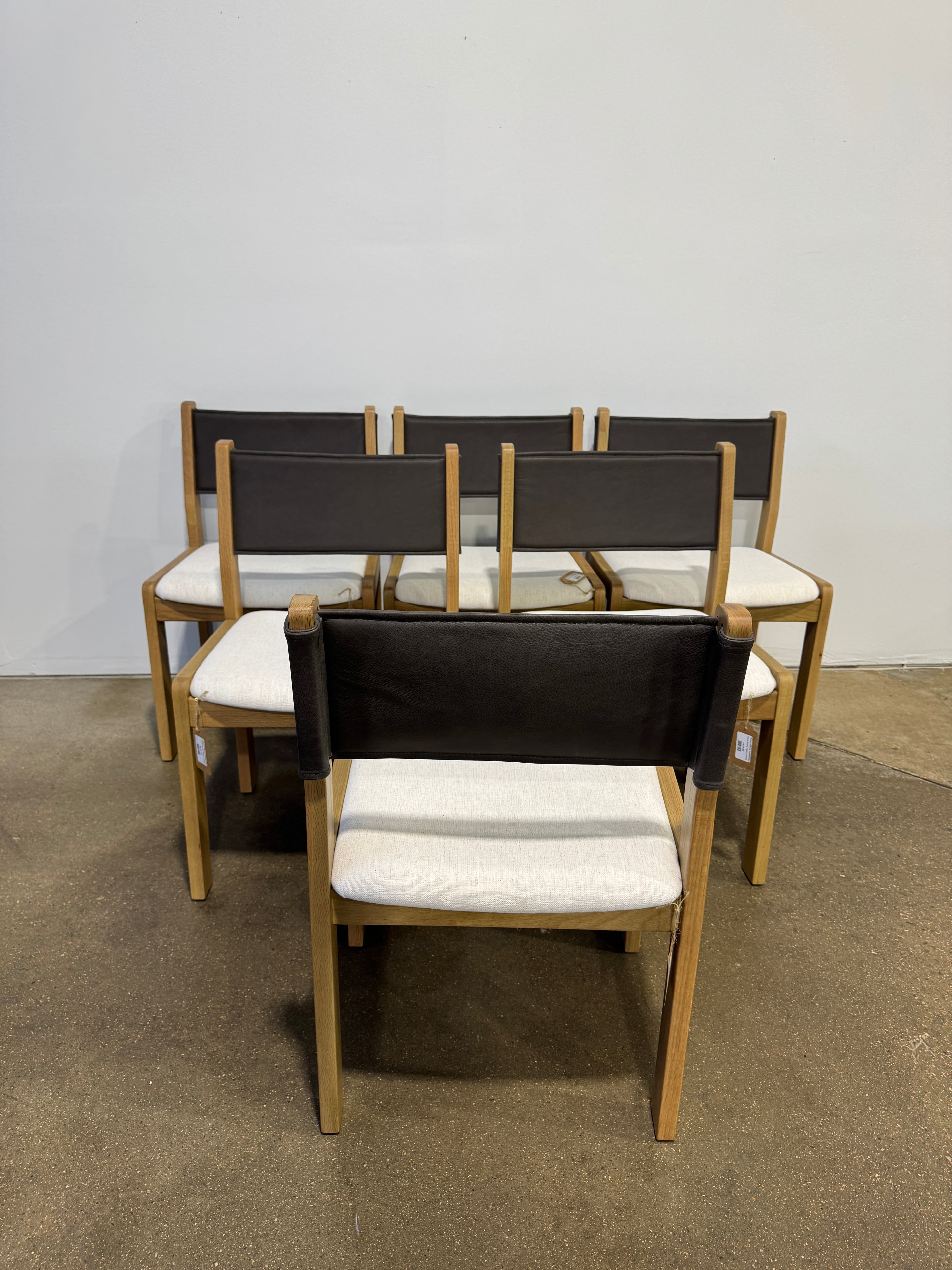 Moe's Home Collection Carol Dining Chair, Leather - Thumbnail 4