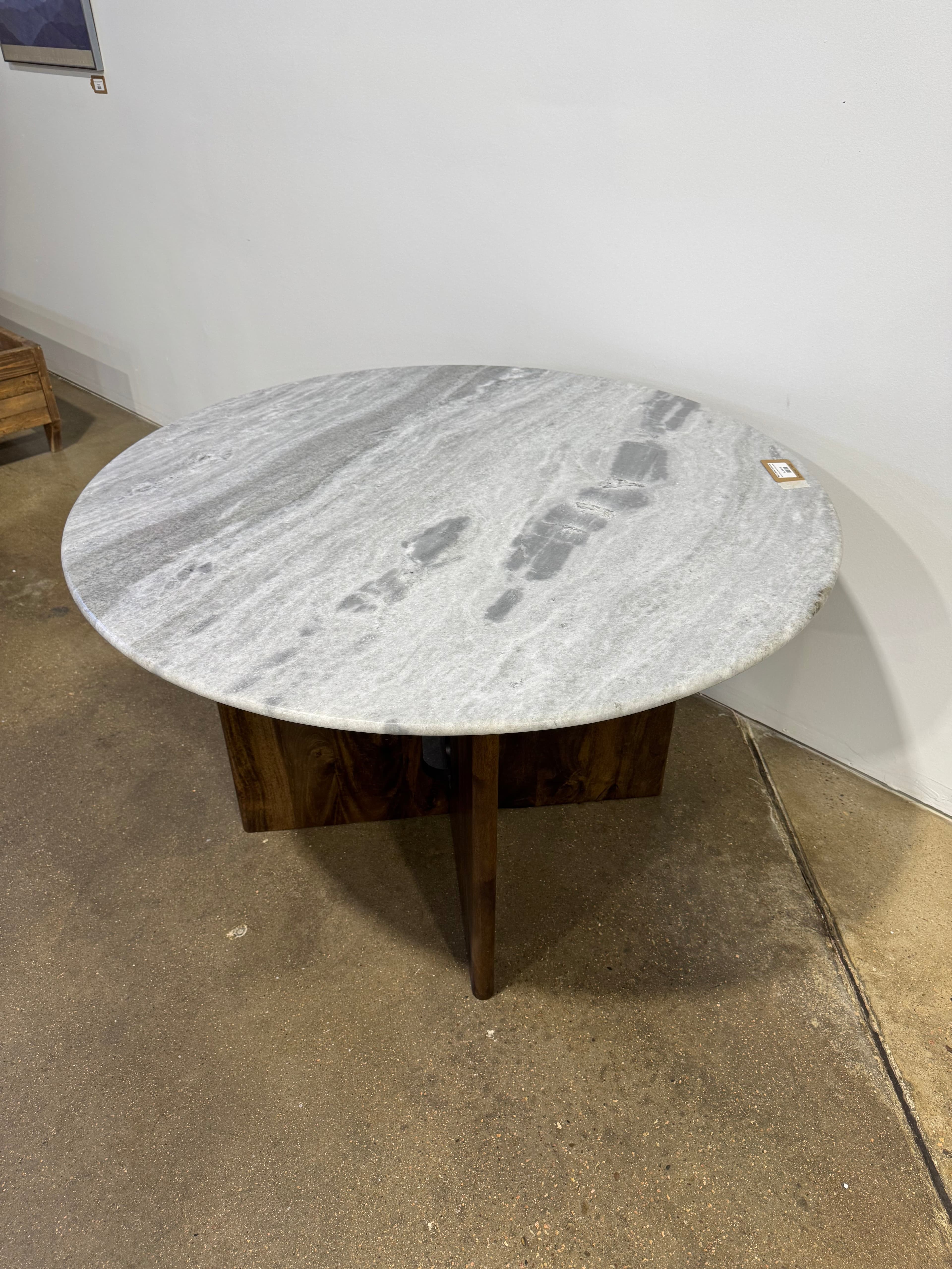 Moe's Home Collection Stanley Dining Table, White Marble - Thumbnail 4