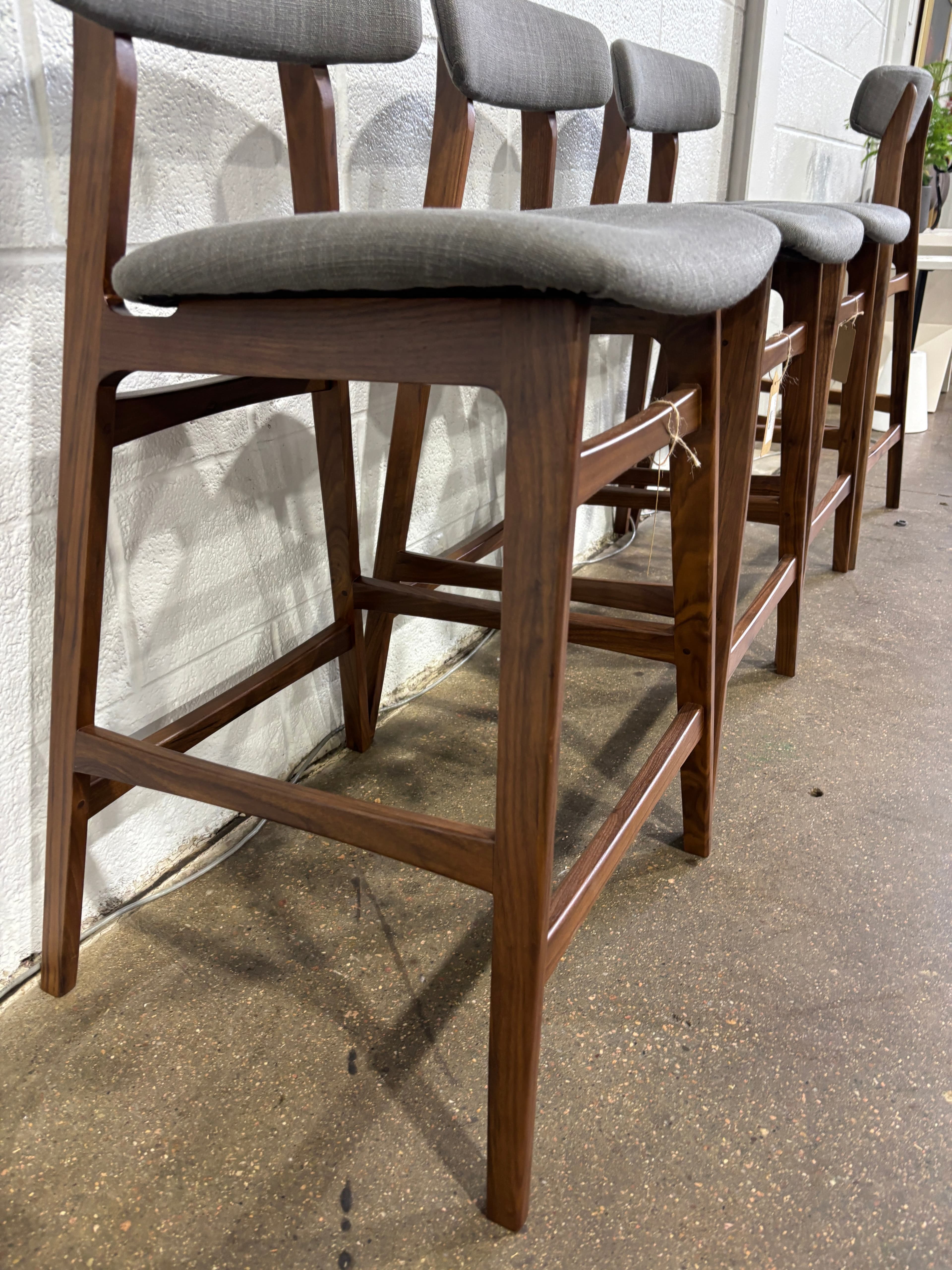 Moe's Home Collection Belfort Counter Stool, Walnut - Thumbnail 4