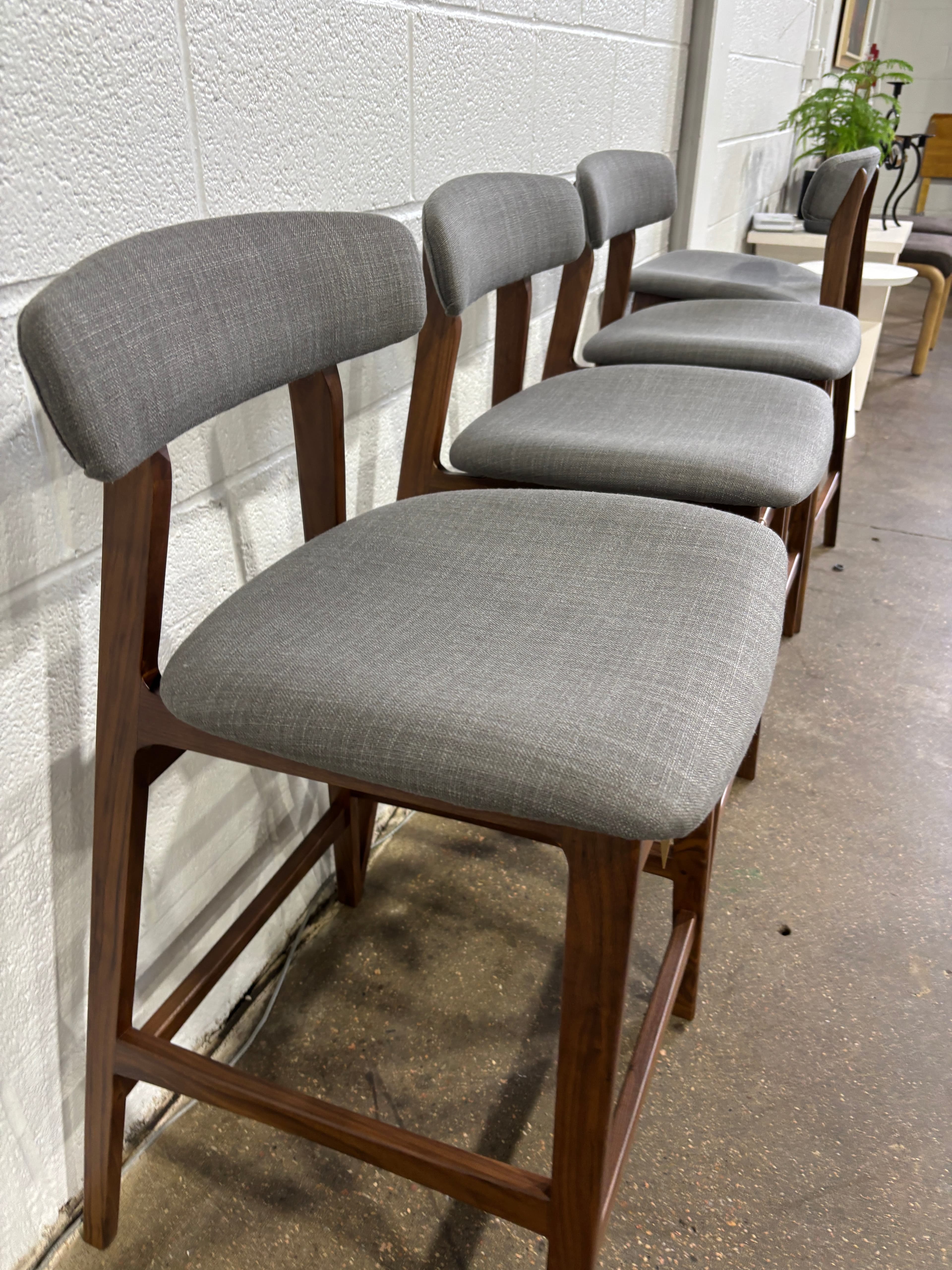 Moe's Home Collection Belfort Counter Stool, Walnut - Thumbnail 5