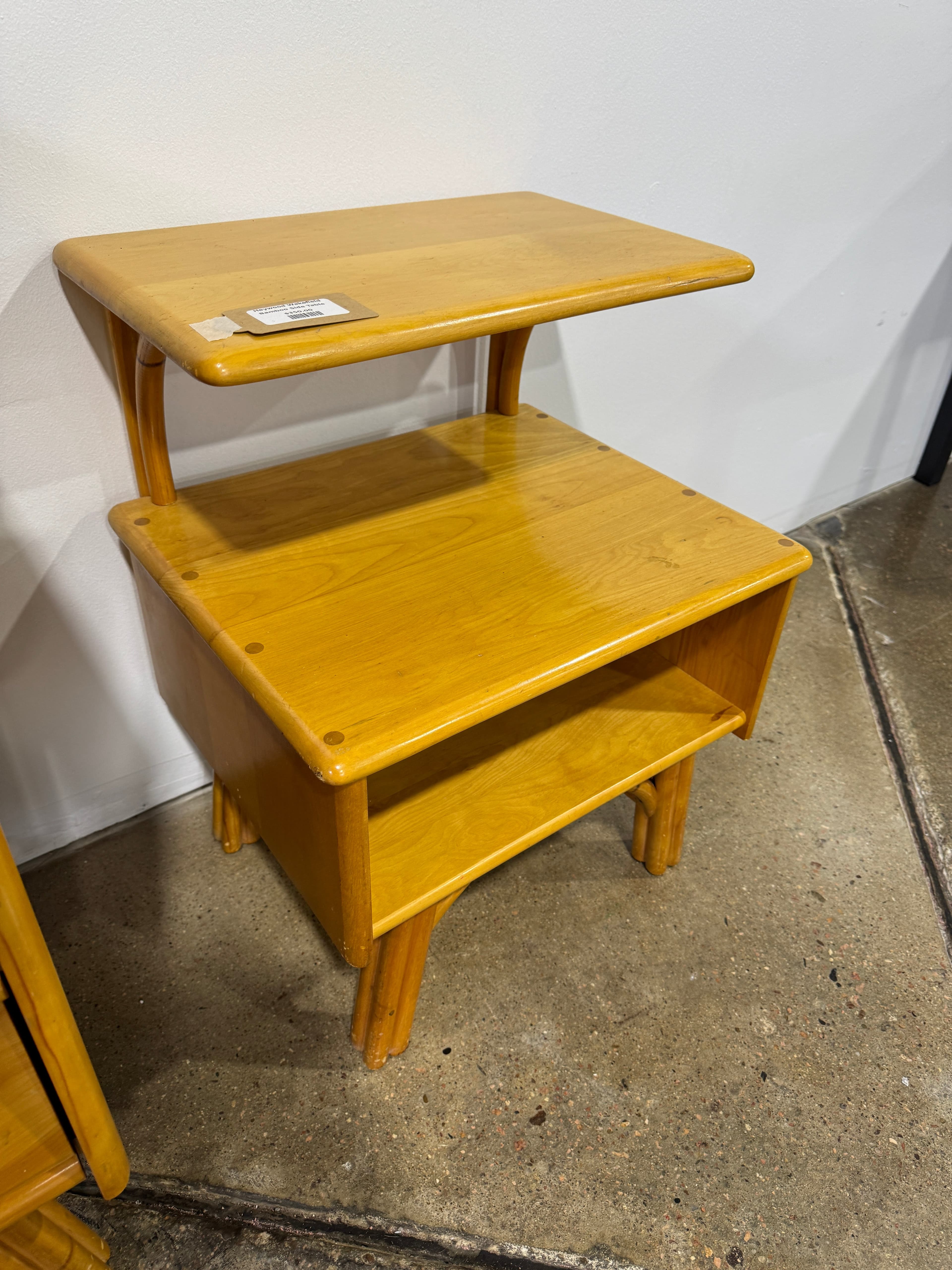 Heywood Wakefield Bamboo Side Table - Thumbnail 4