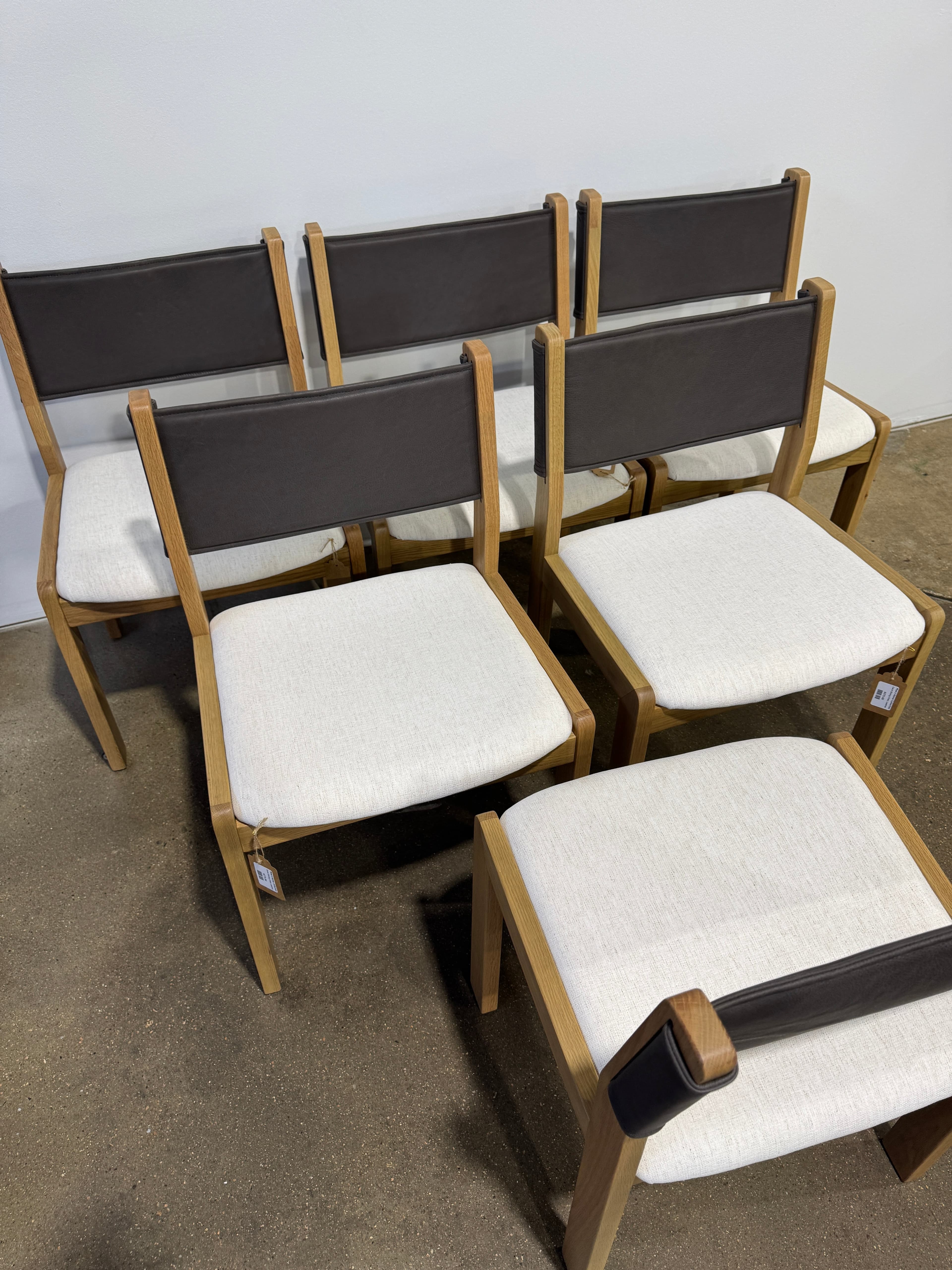 Moe's Home Collection Carol Dining Chair, Leather - Thumbnail 5