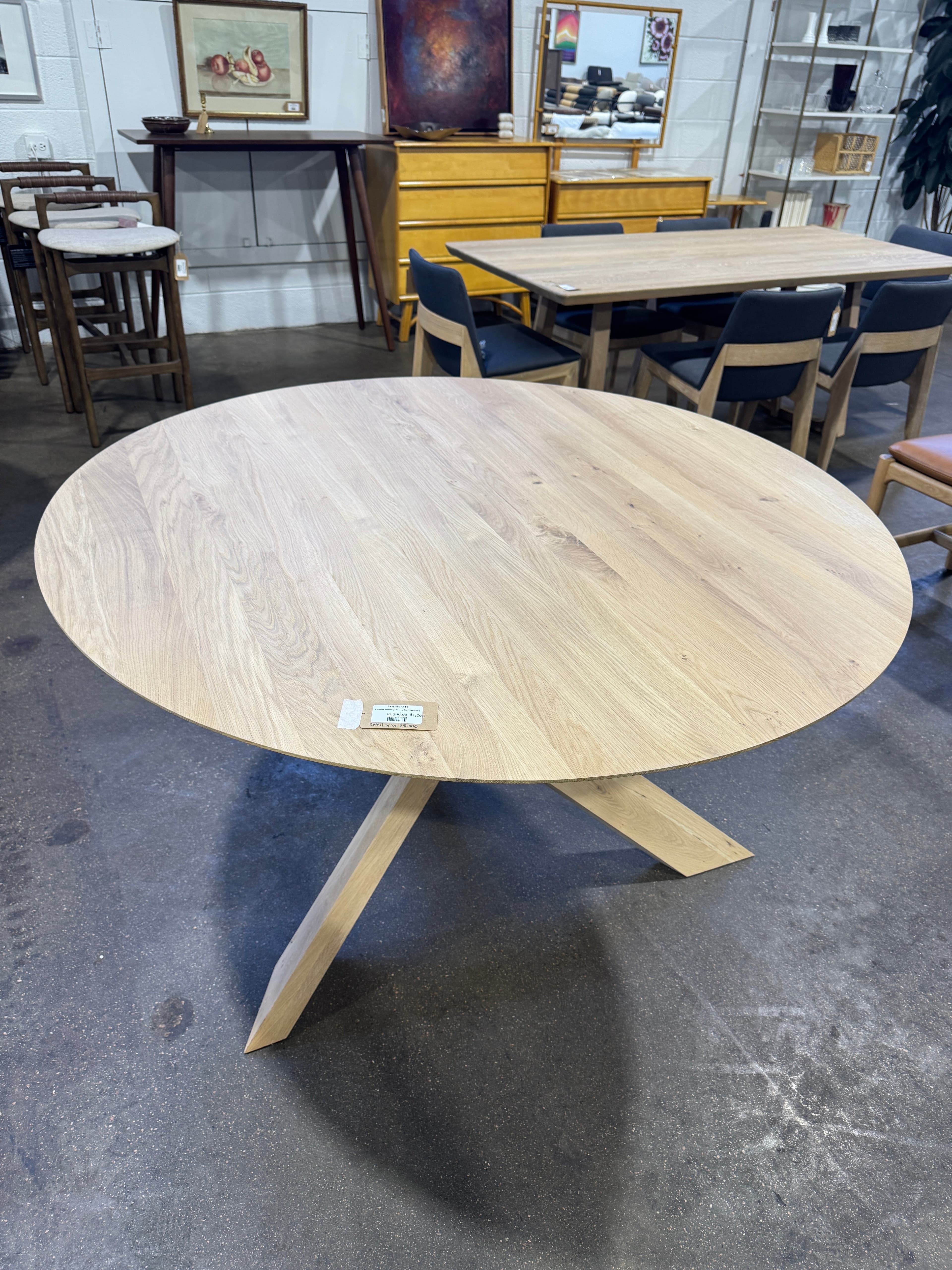 Ethnicraft Comet Dining Table 54" (AS-IS) - Thumbnail 7