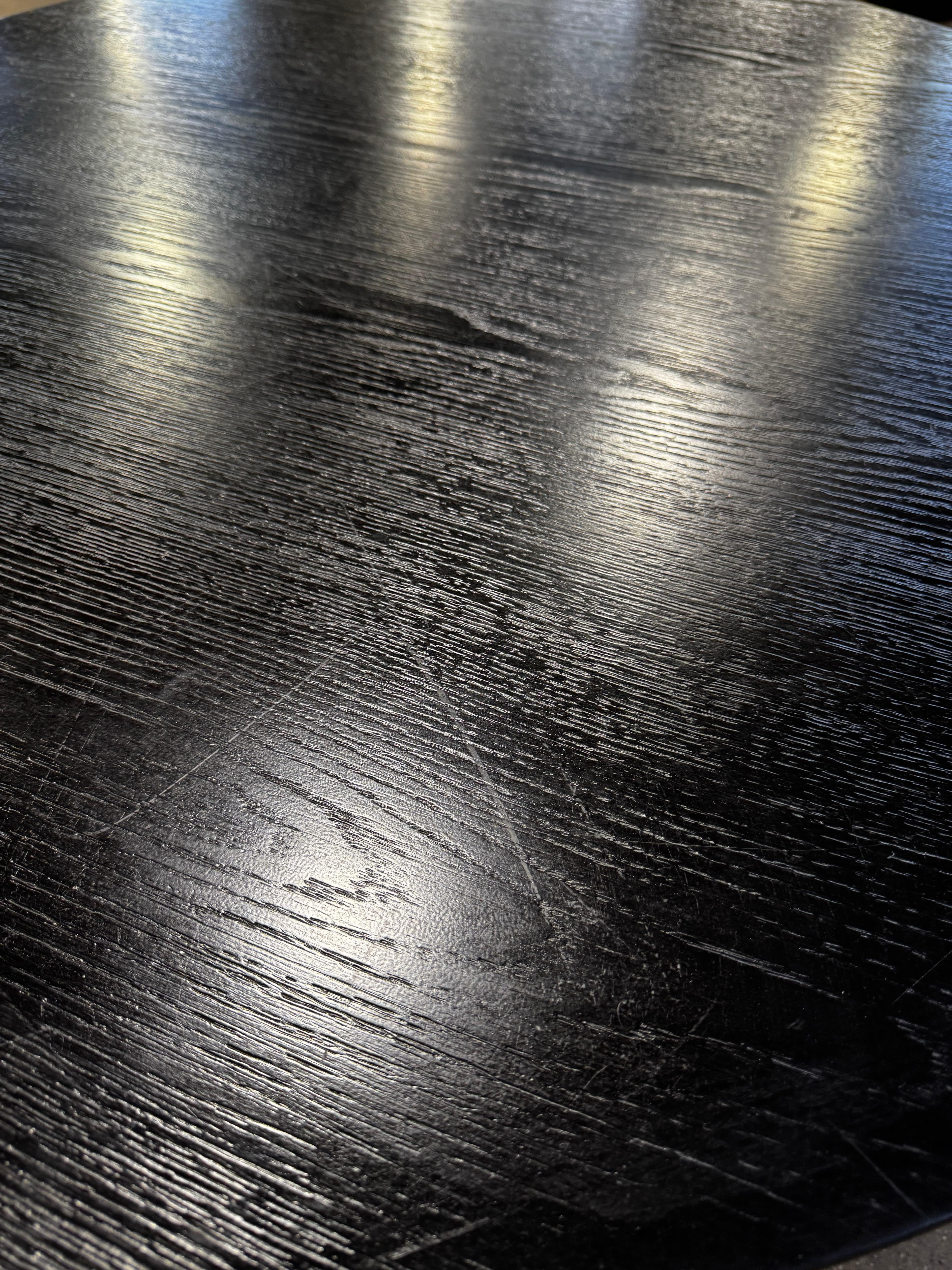 Round Black Coffee Table - Thumbnail 4
