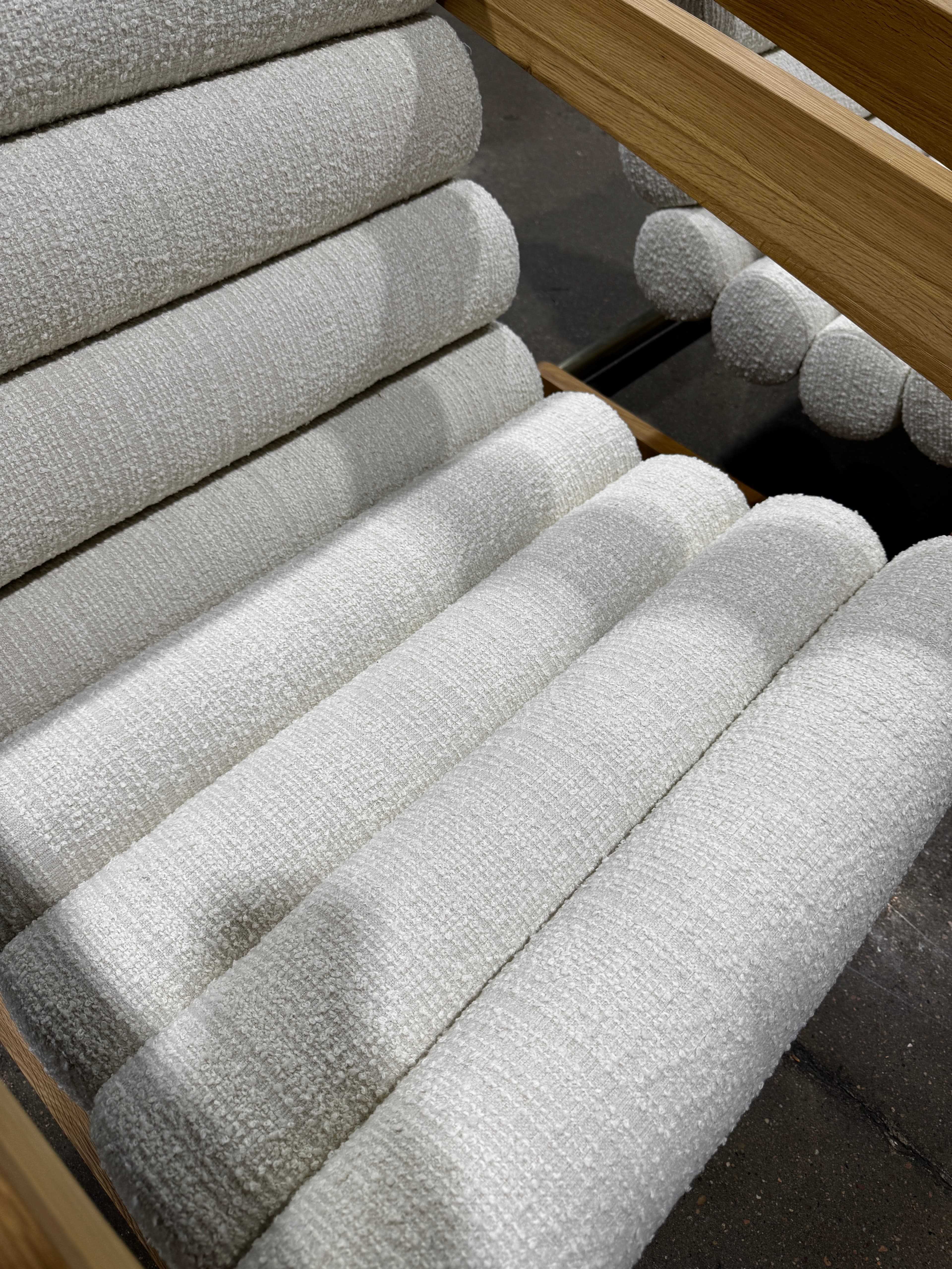 Denver Modern Durango Lounge Chair Mist Boucle - Thumbnail 3