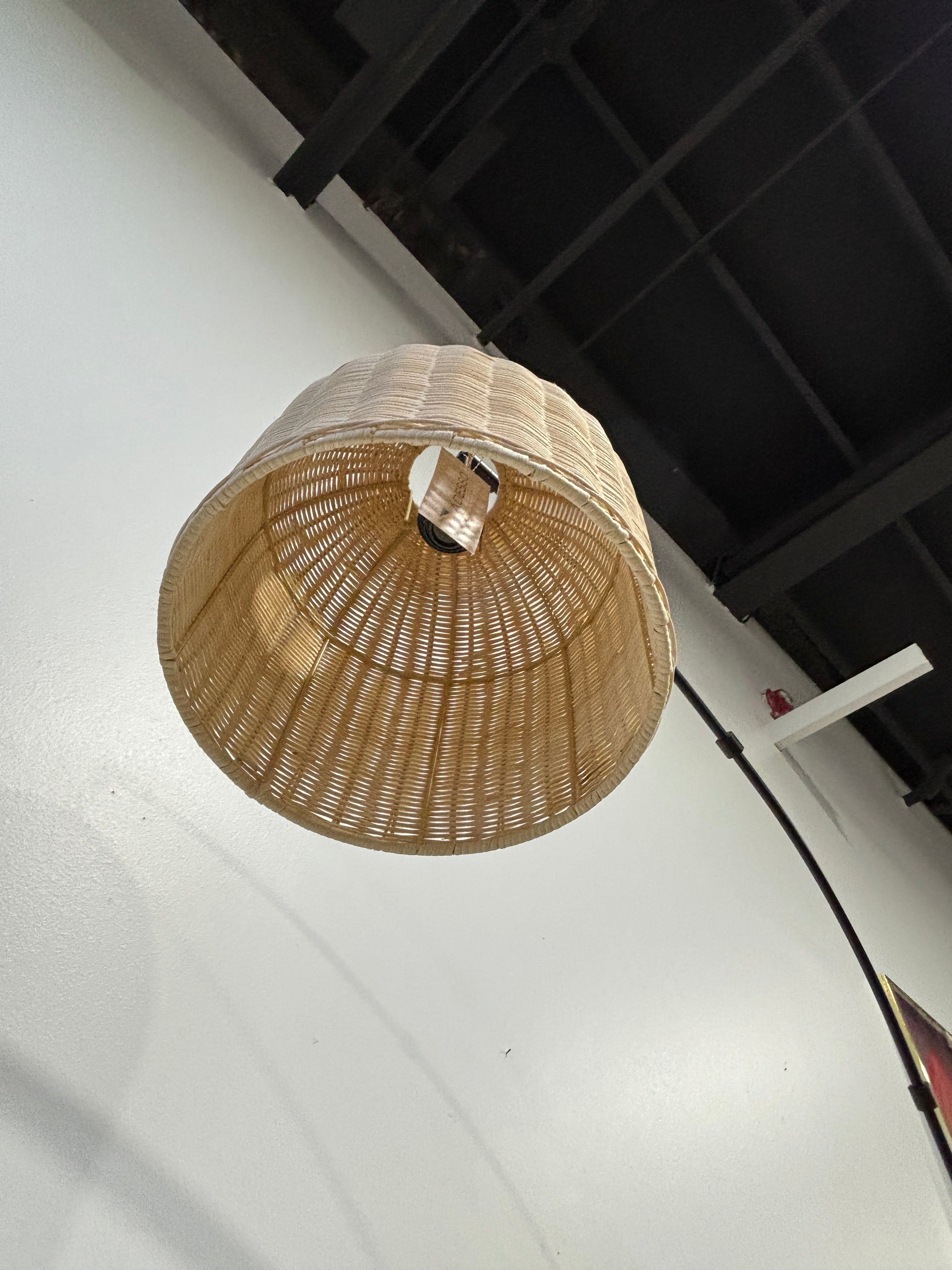 West Elm Louisa Rattan Arc Floor Lamp - Thumbnail 5